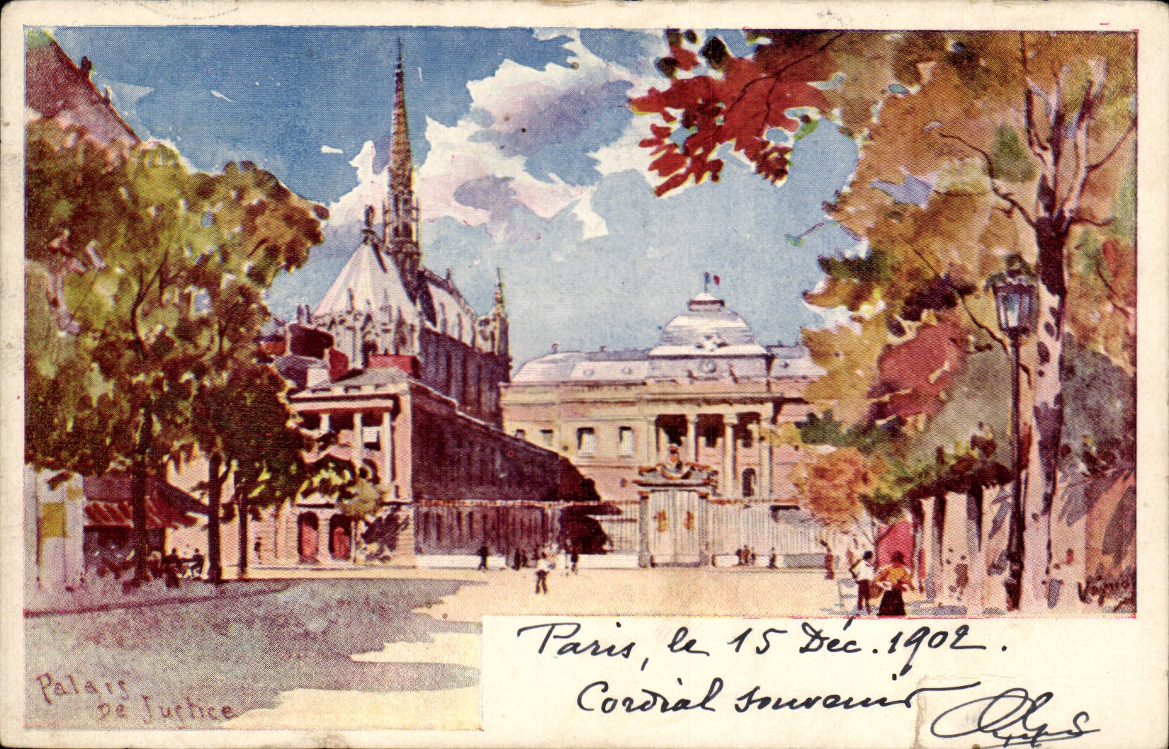 Paris CPA Palais de Justice