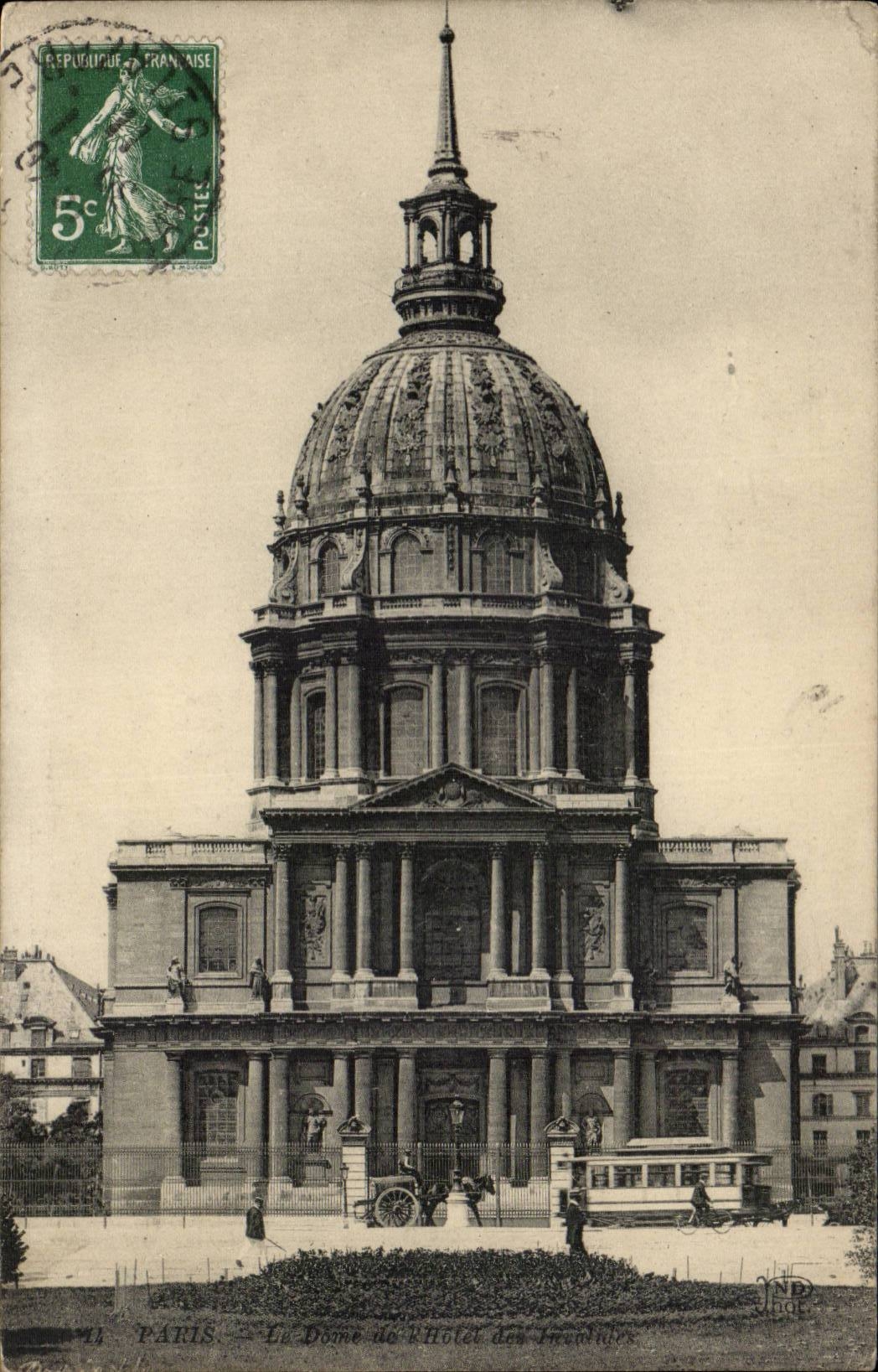 Paris CPA Dome of Invalides