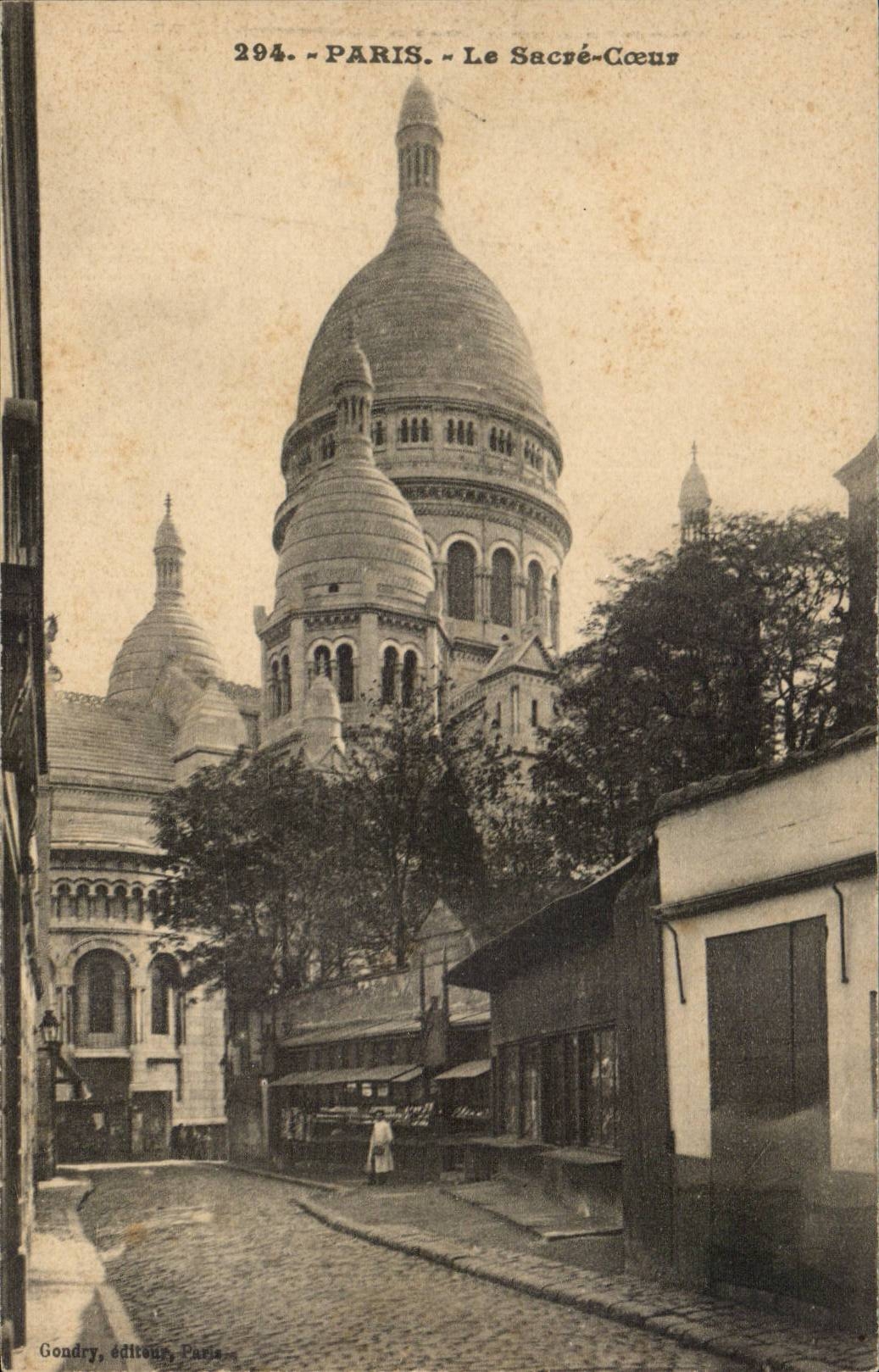 Paris CPA Montmartre Sacre Coeur