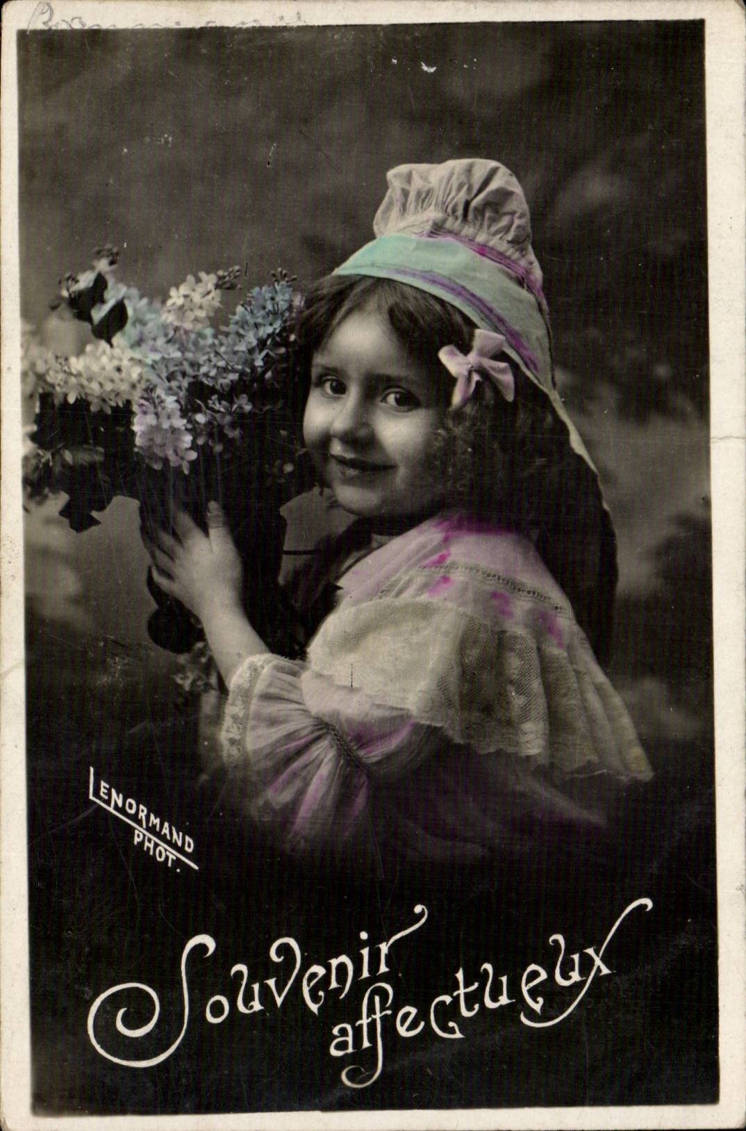 CPA Fantasy Child affectionate Souvenir