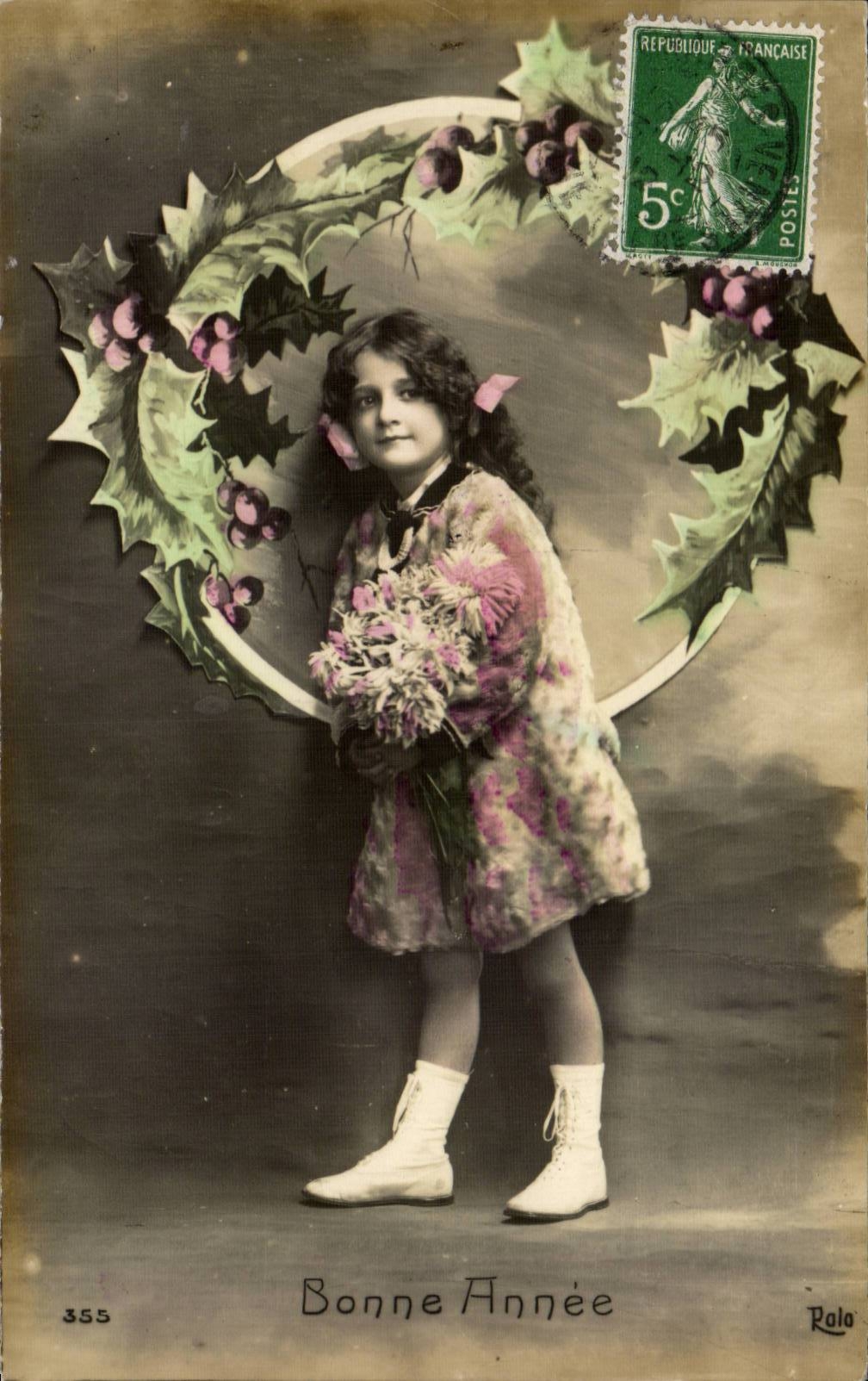 CPA Fantasy Child Happy New Year