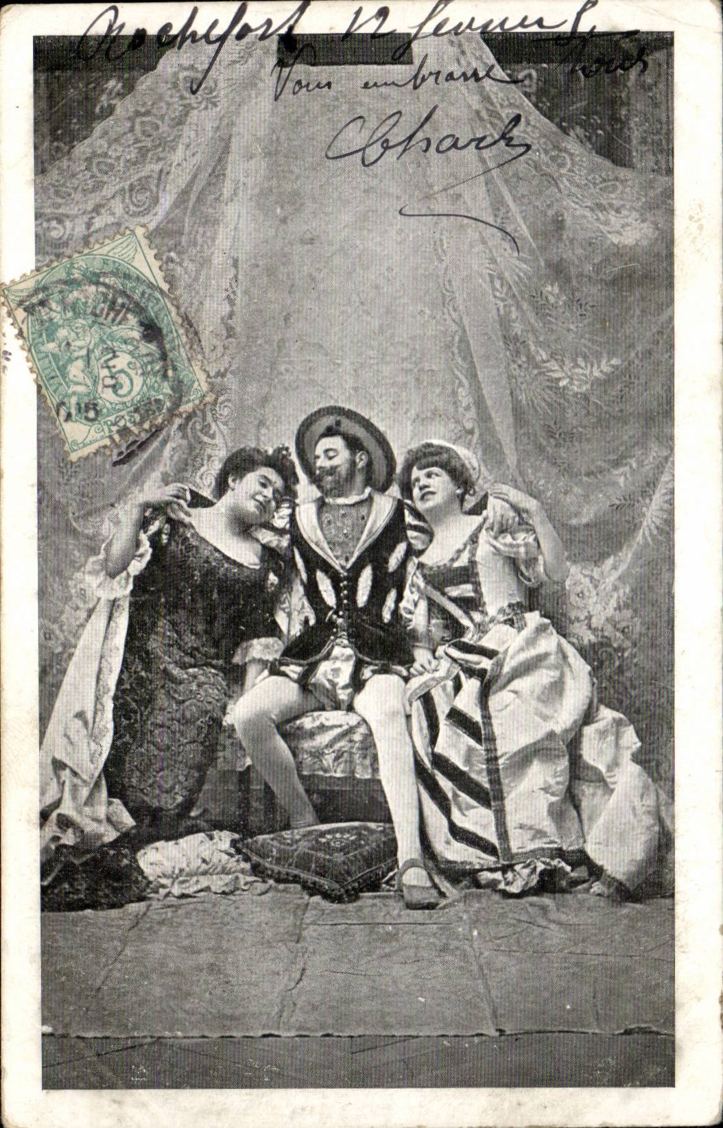 CPA Phantasie-Folklore