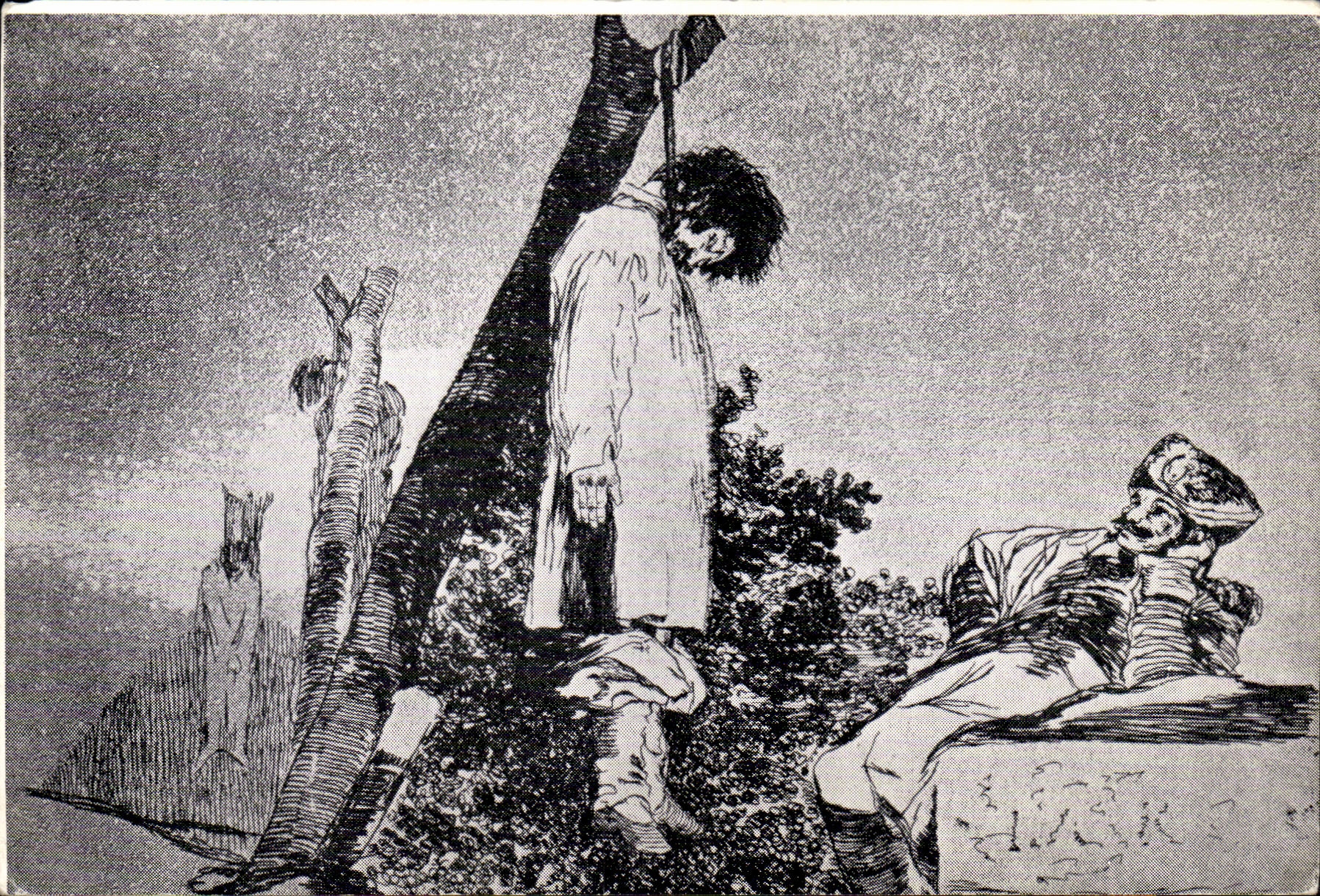 CPM Goya Desastre de la guerre aduafuerte 