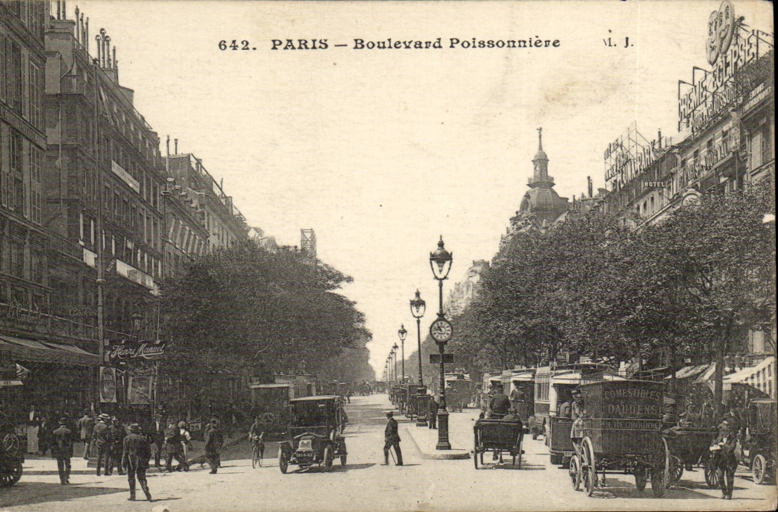 Paris CPA Boulevard Poissonniere