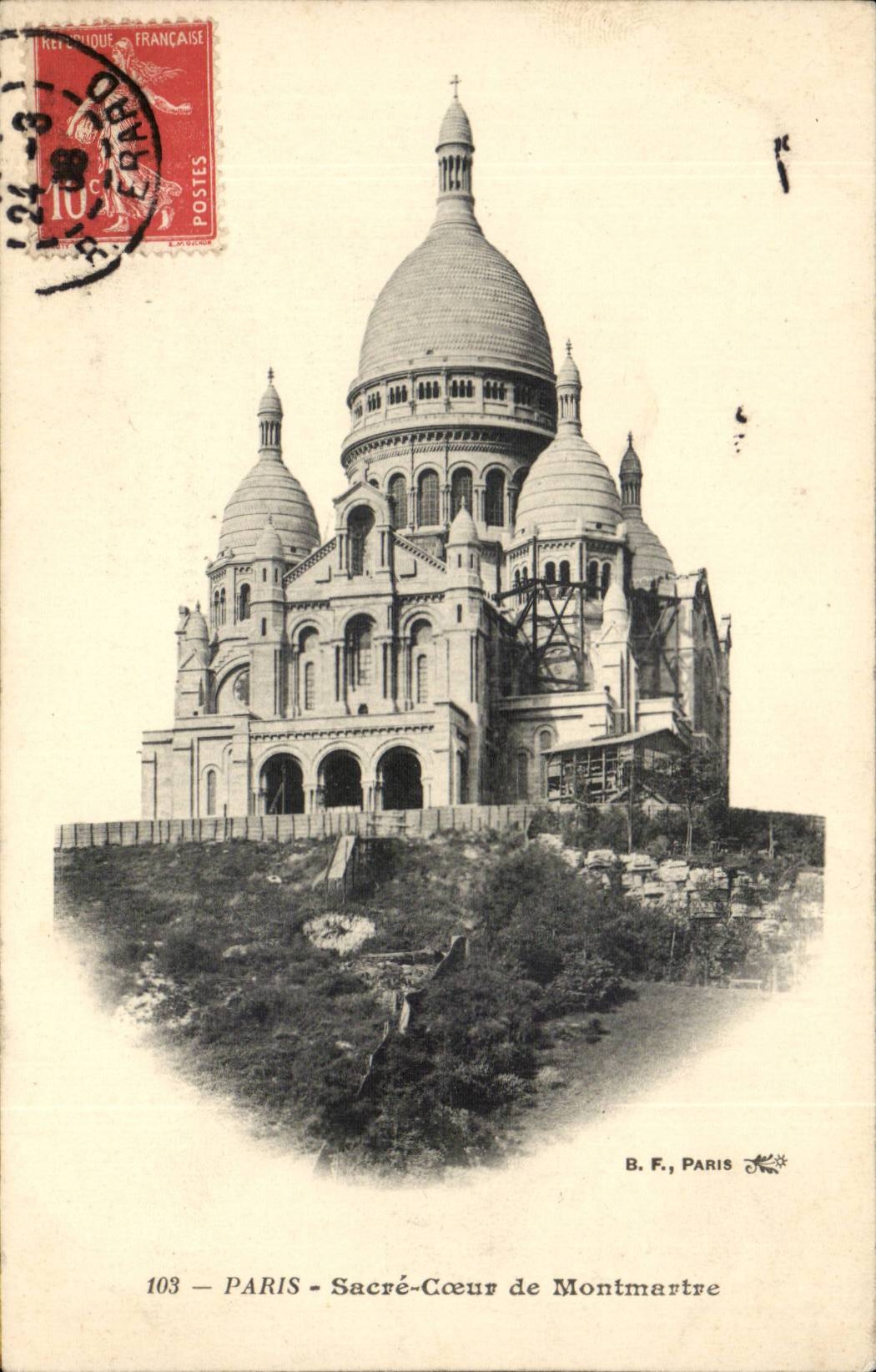 Paris CPA Montmartre Sacre Coeur