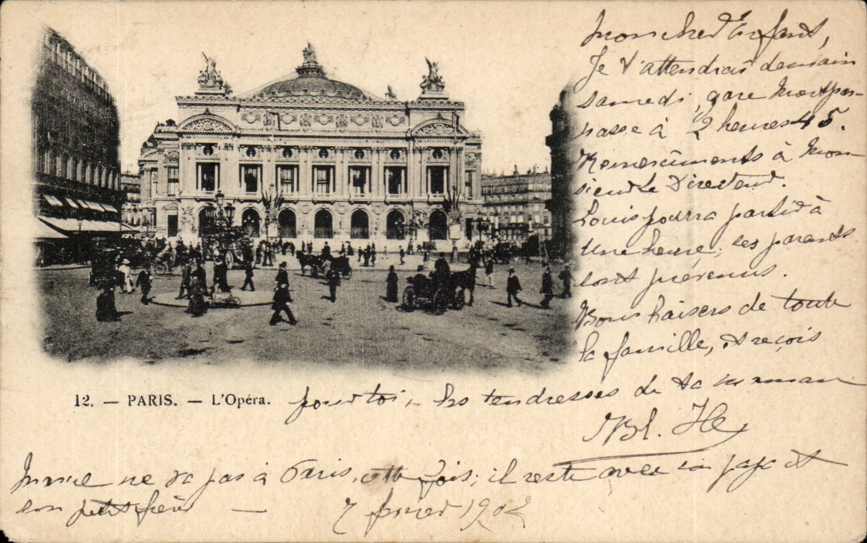 Paris CPA L'opera