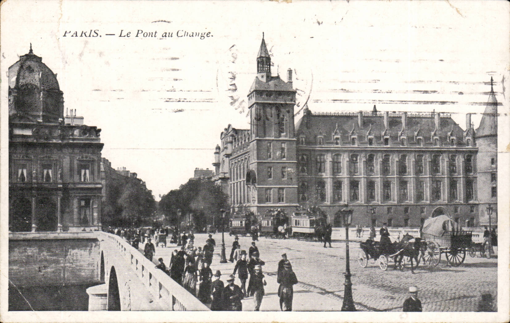 Paris CPA le pont au change