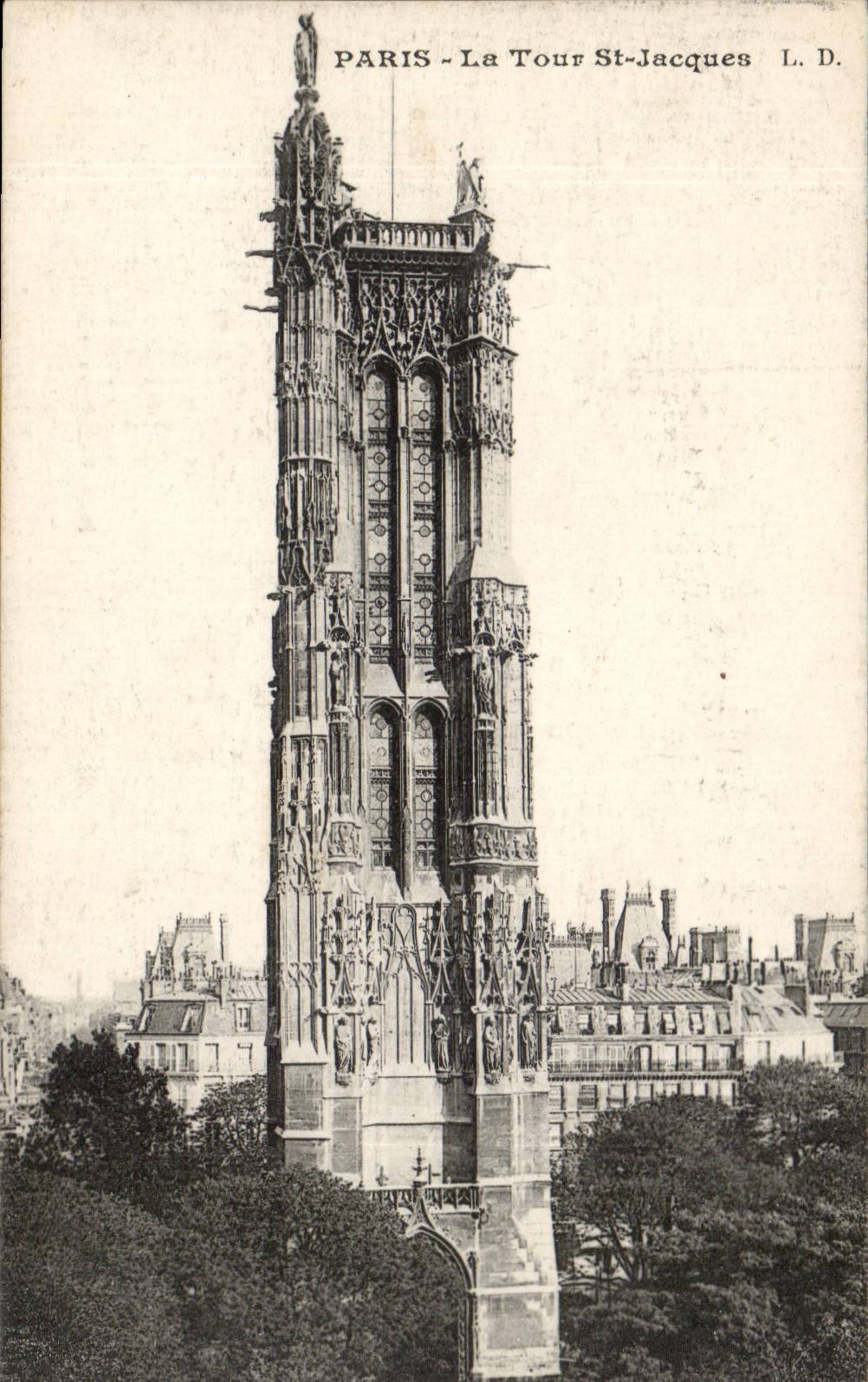 Paris CPA la tour St Jacques