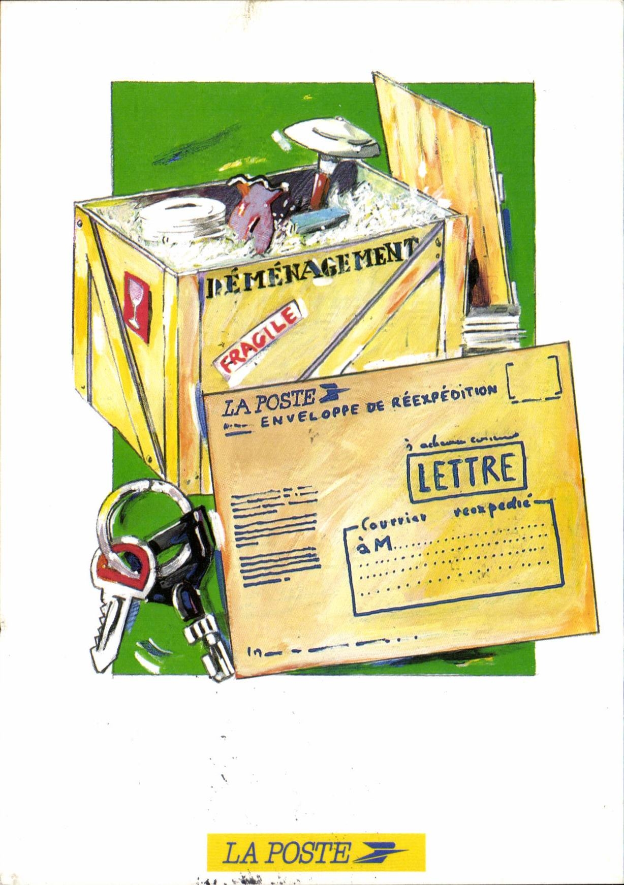 MODERN CARD the Post office Transfer of address Reforwarding