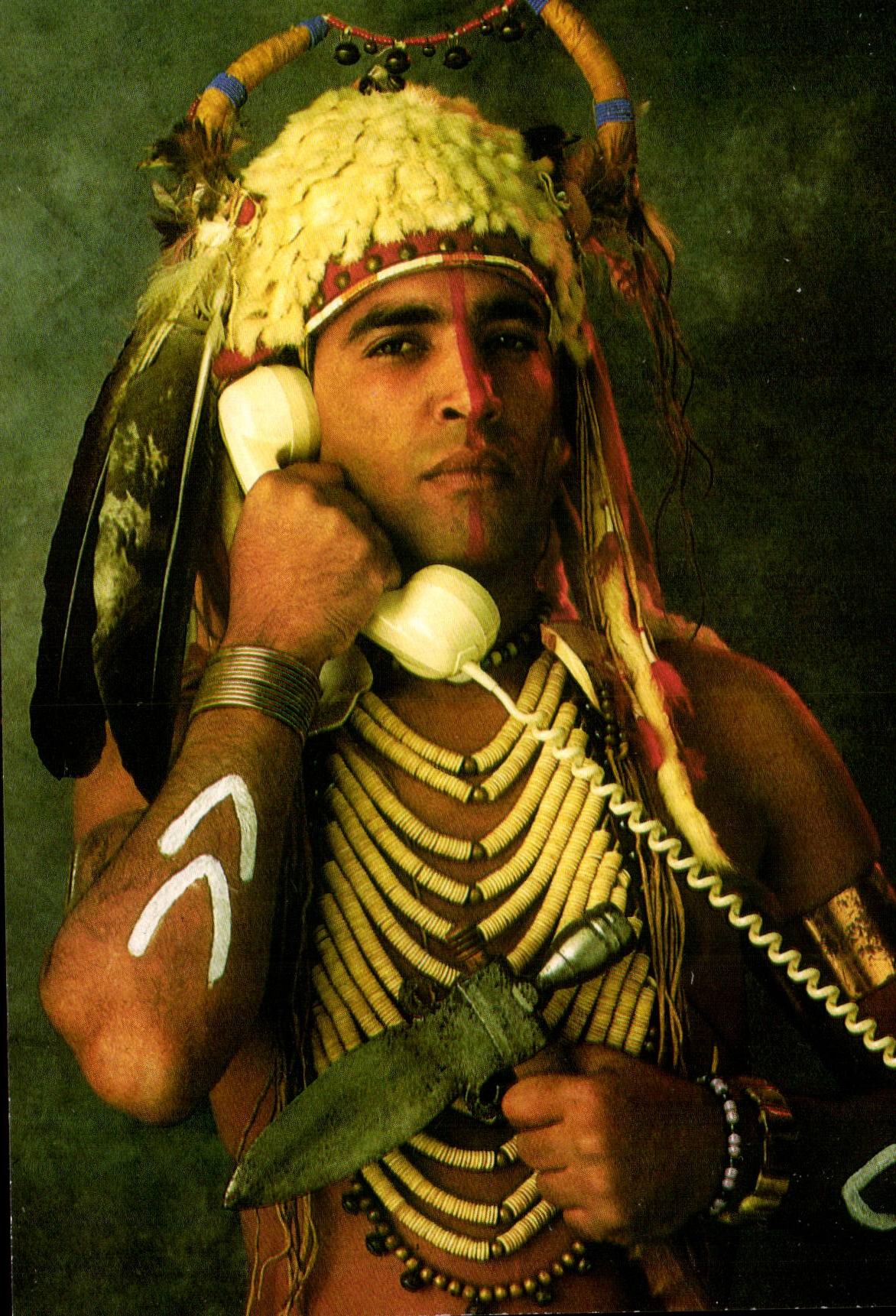 MODERN CARD Telephone Traffic international professional 1986