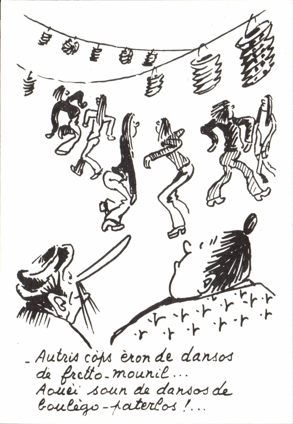 CPM Humour Dessin de Charles Mouly Festivites populaires