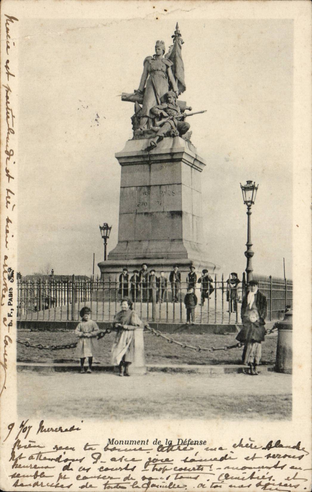 Paris CPA Monument de la Defense