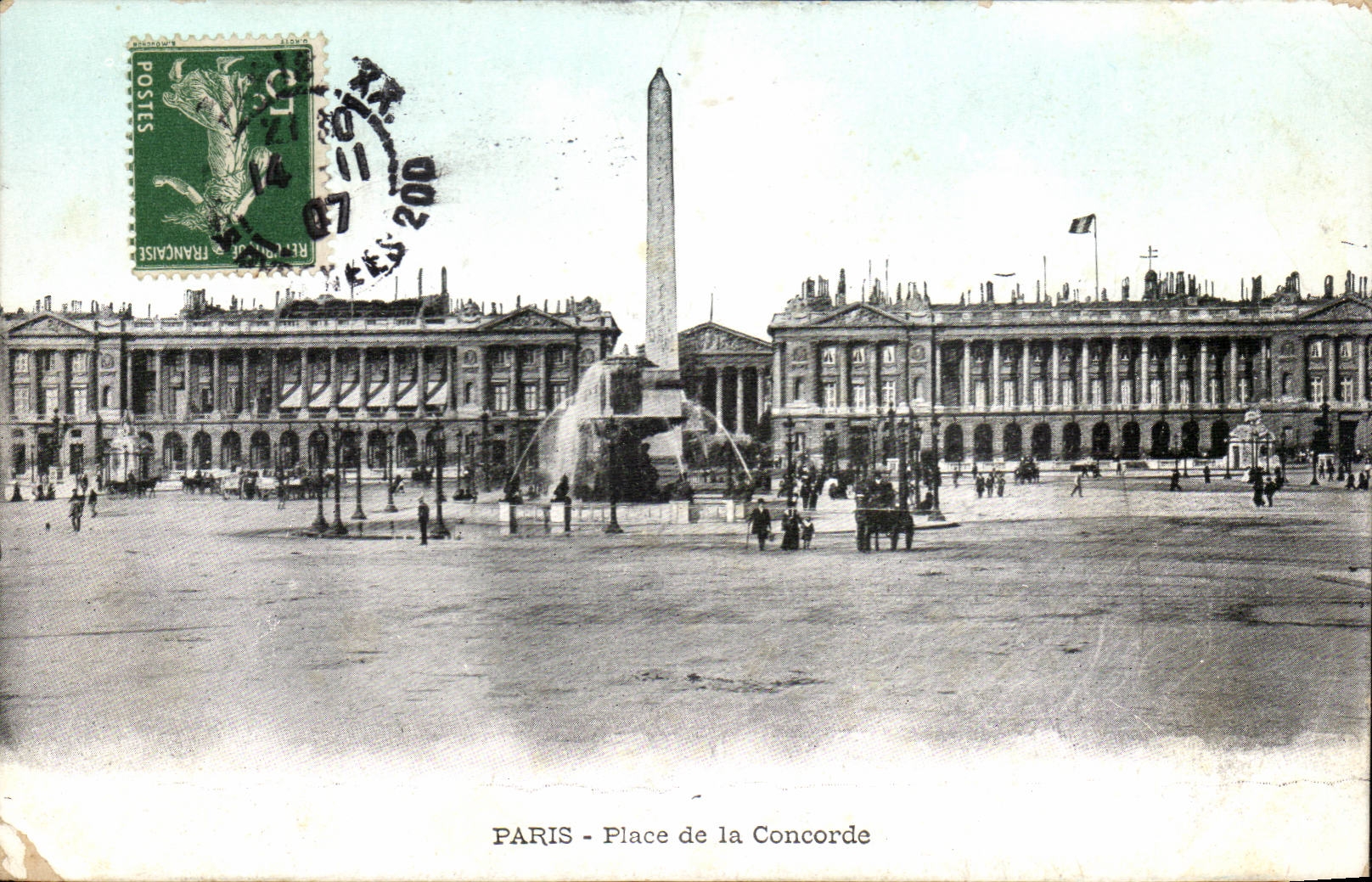 Paris CPA Place de la concorde
