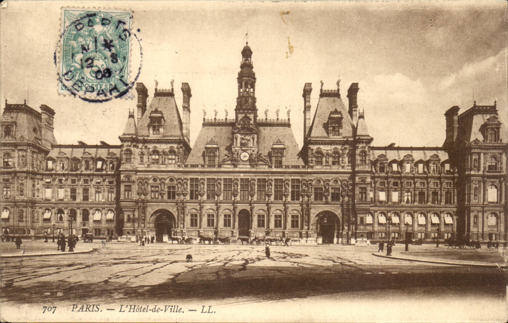 Paris CPA Hotel de ville 
