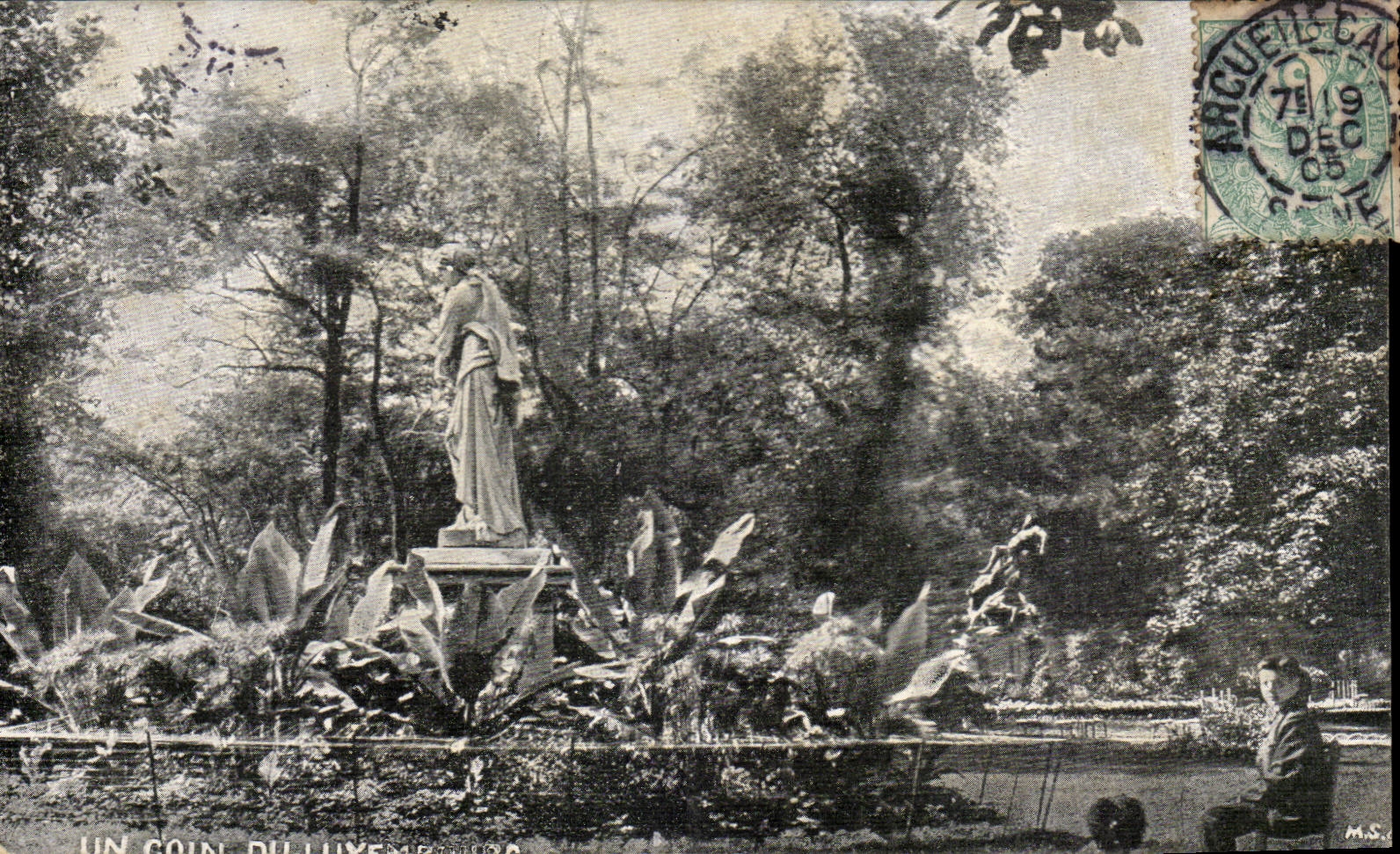 Paris CPA a corner of Luxembourg