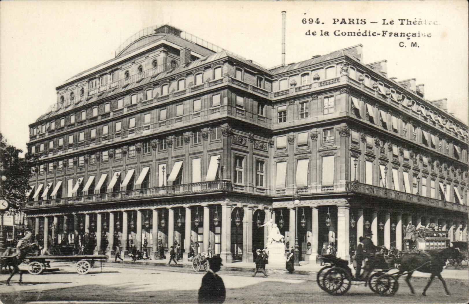 Paris CPA Le Theatre de la comedie francaise