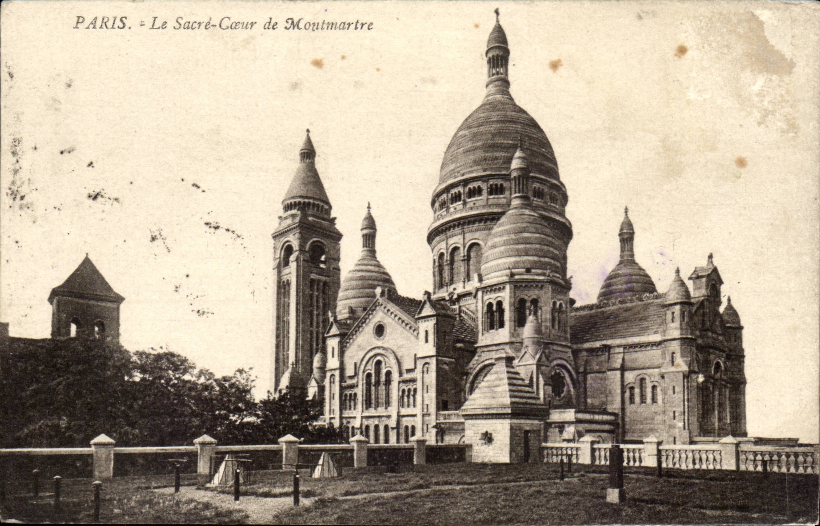 Paris CPA Le Sacre Coeur de montmartre