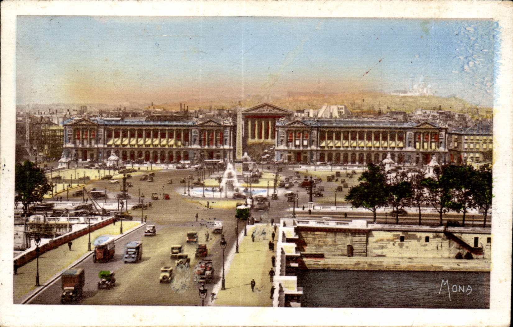 Paris CPA Seen from Places Harmony of the House of Commons