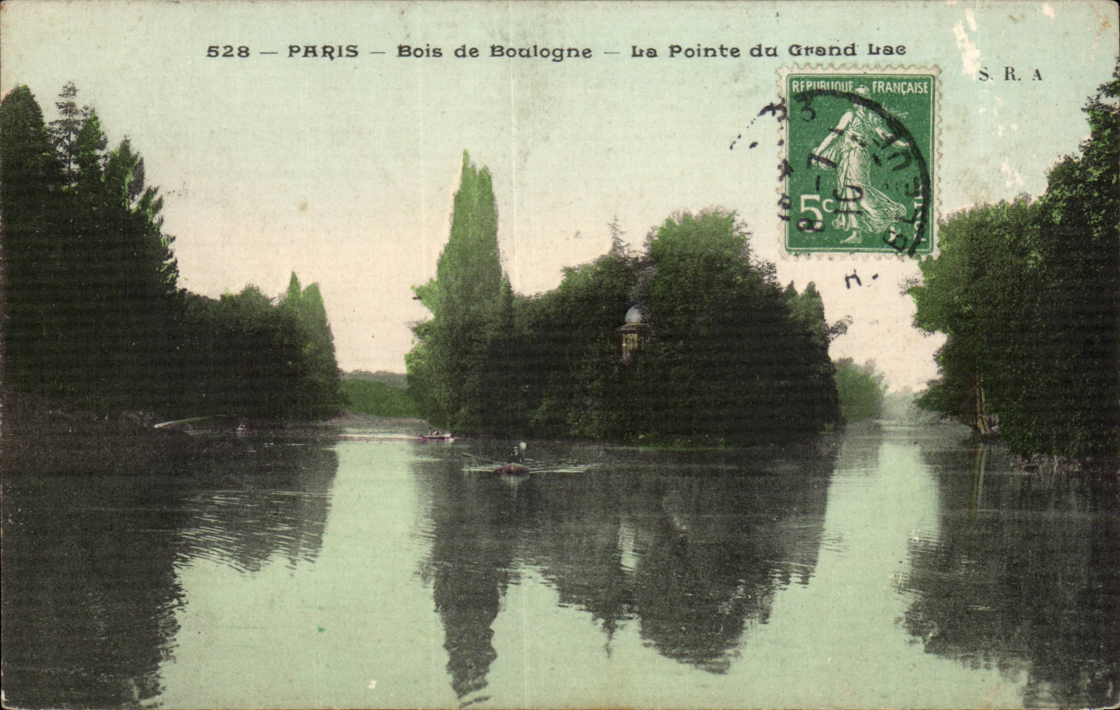 Paris CPA Bois de Boulogne La pointe du grand lac