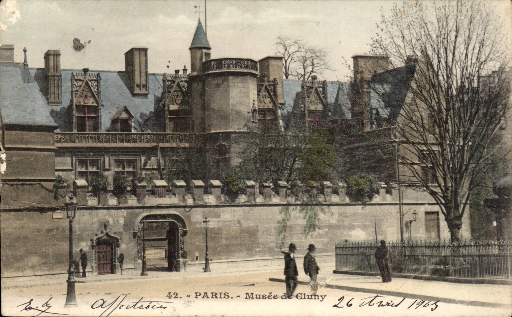 Paris CPA Museum of Cluny