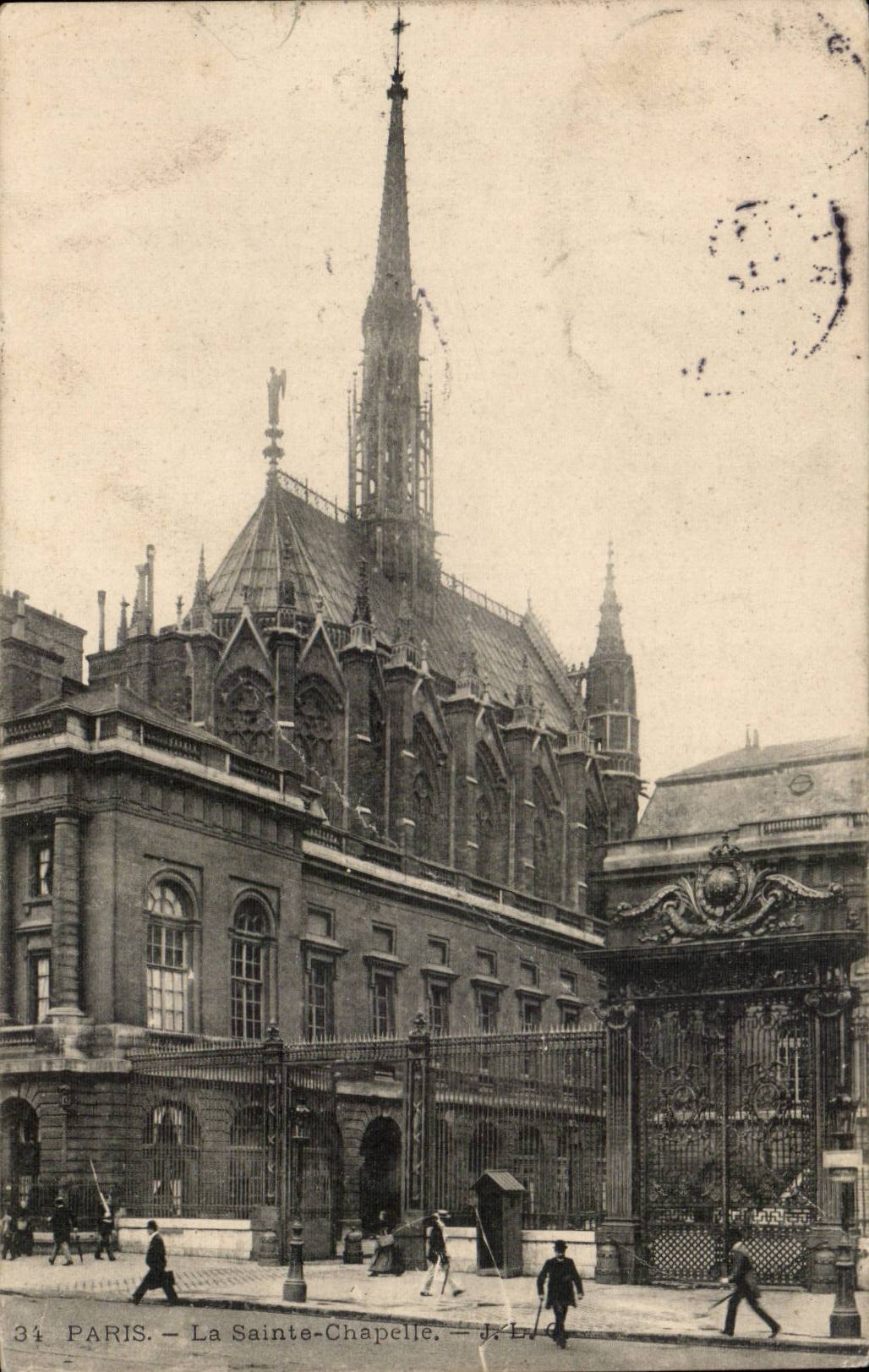 Paris CPA La Sainte Chapelle