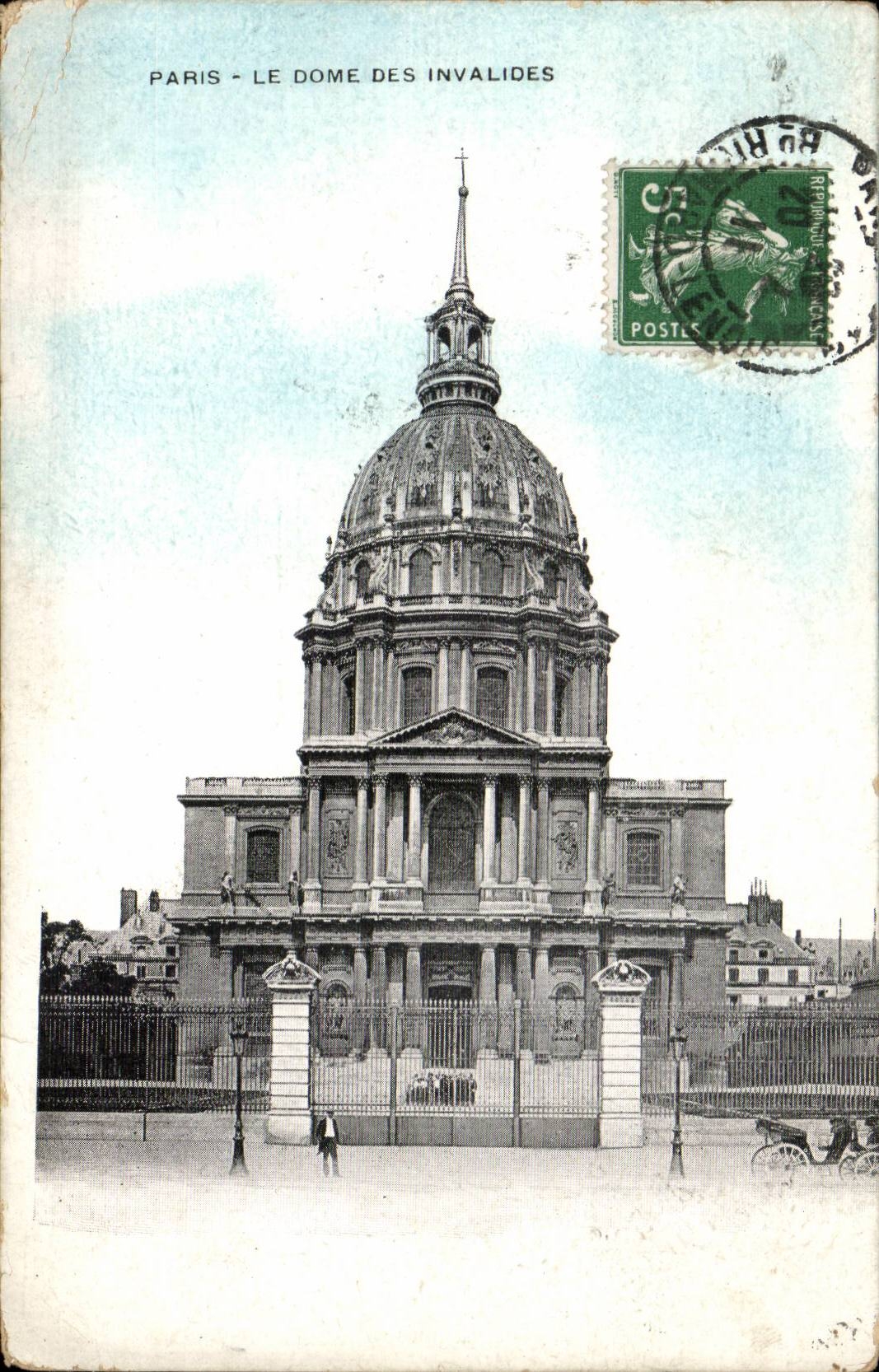 Paris CPA Dome of Invalides