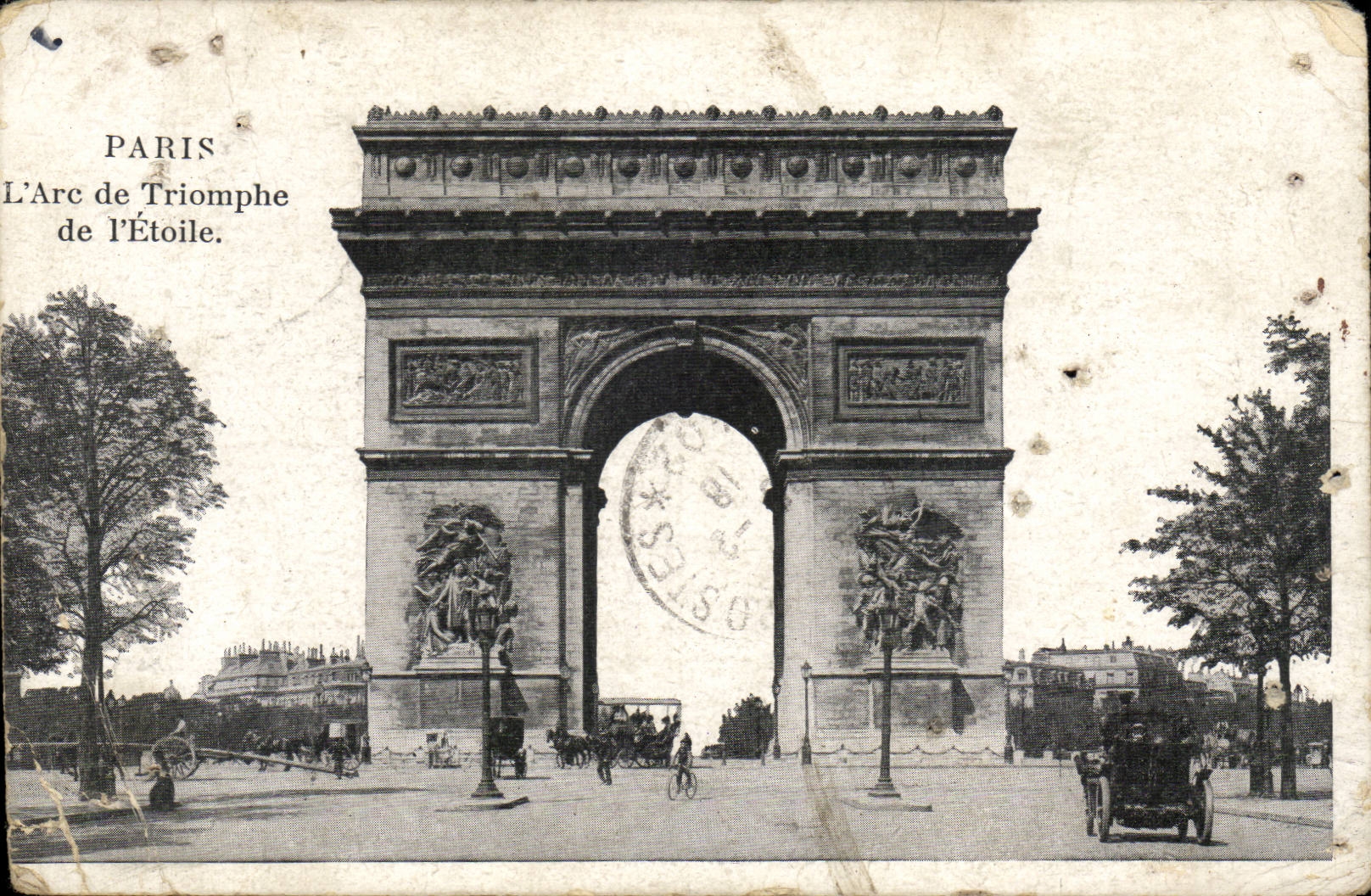Paris CPA Arc de Triomphe of the Carousel