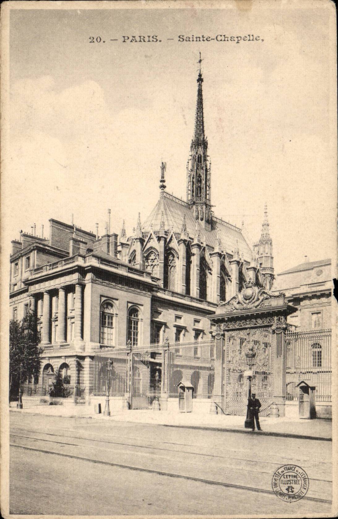 Paris CPA Saint chapelle