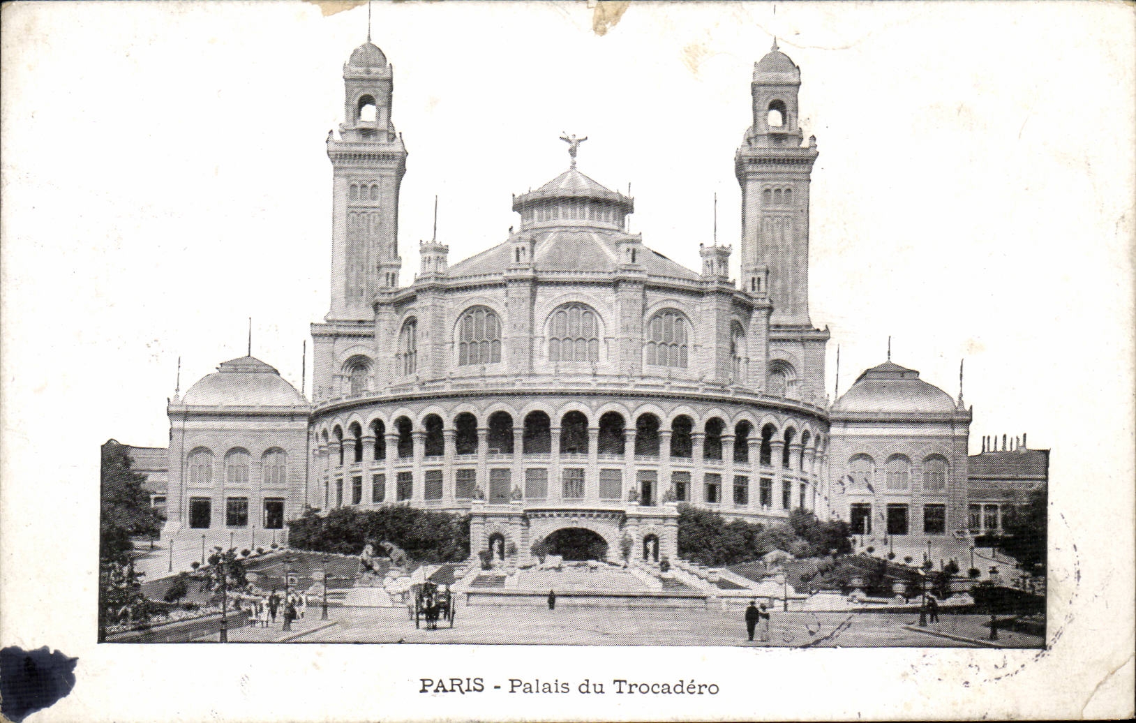 Paris CPA Palate of Trocadero
