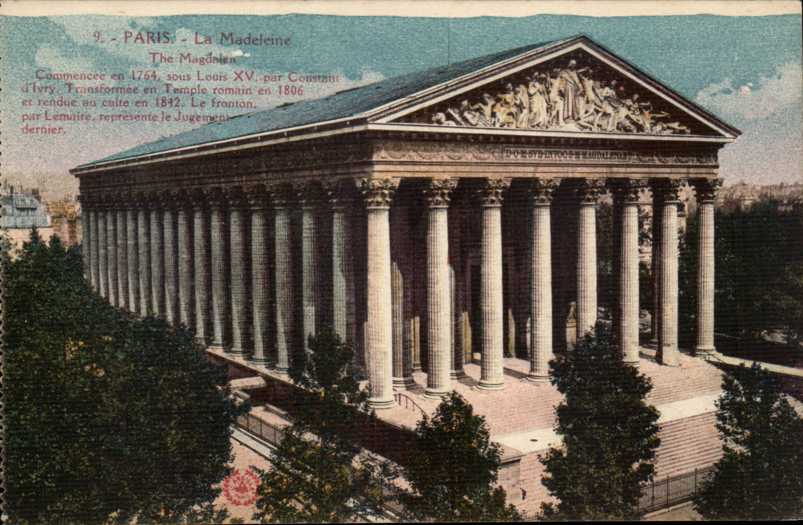 Paris CPA La madeleine