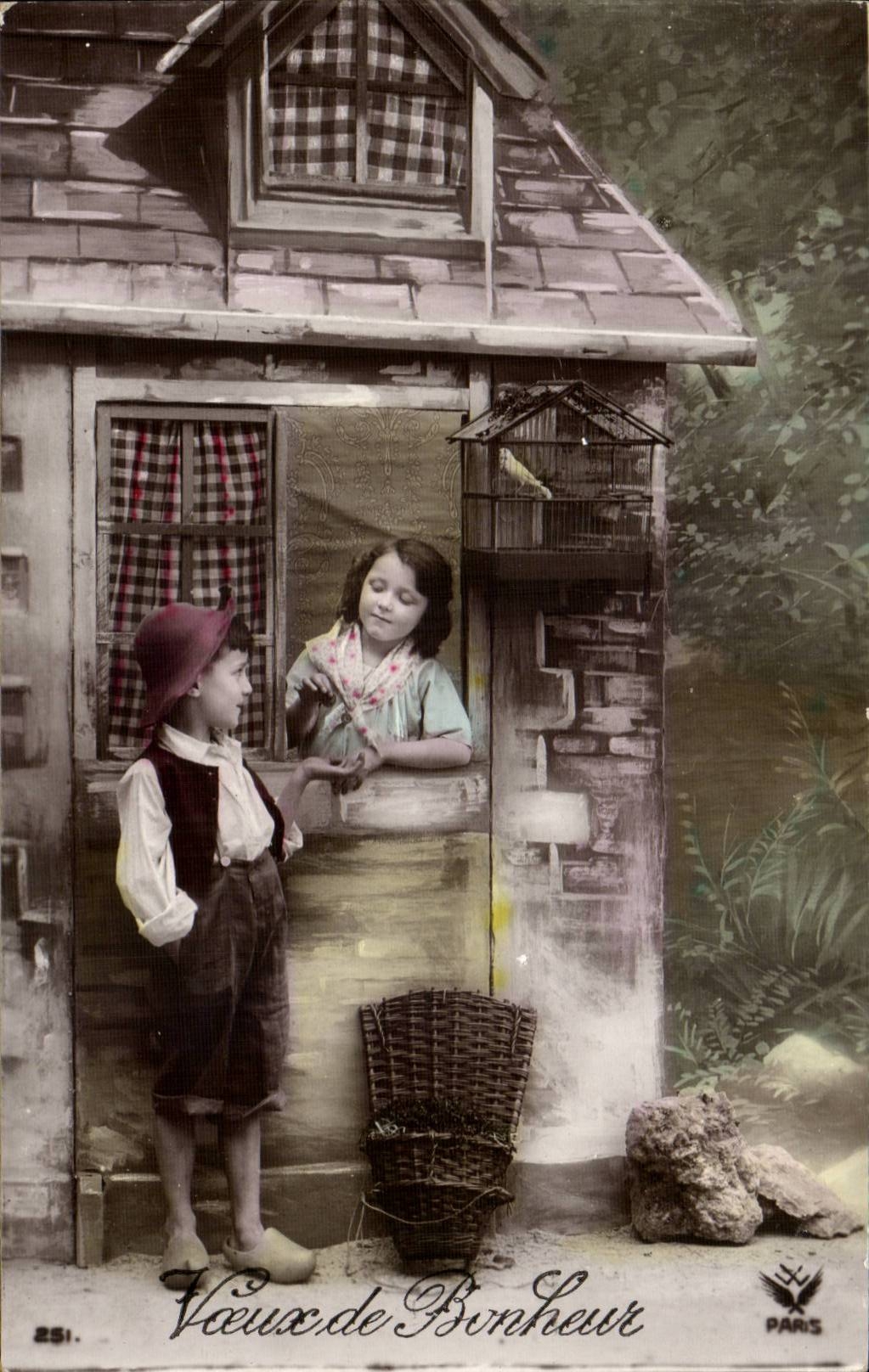 CPA Fantasy Child Wishes of happiness