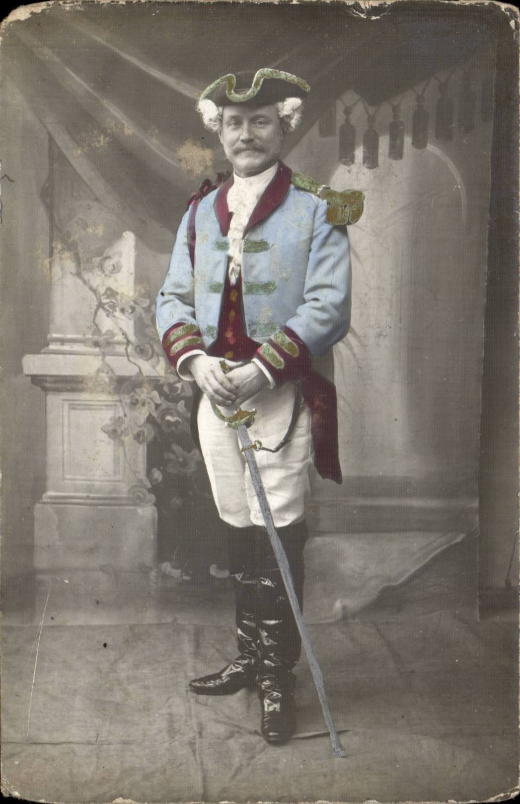 CPA Fantasy Militaria Man (uniform)