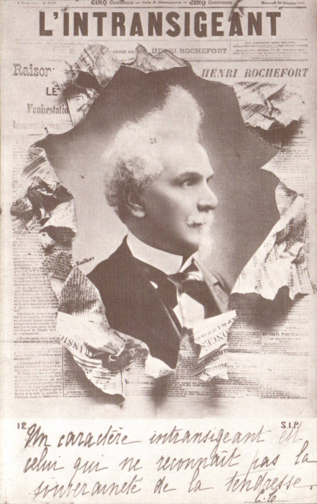 REPRODUCTION Chart Fantasy the intransigent Man Newspaper