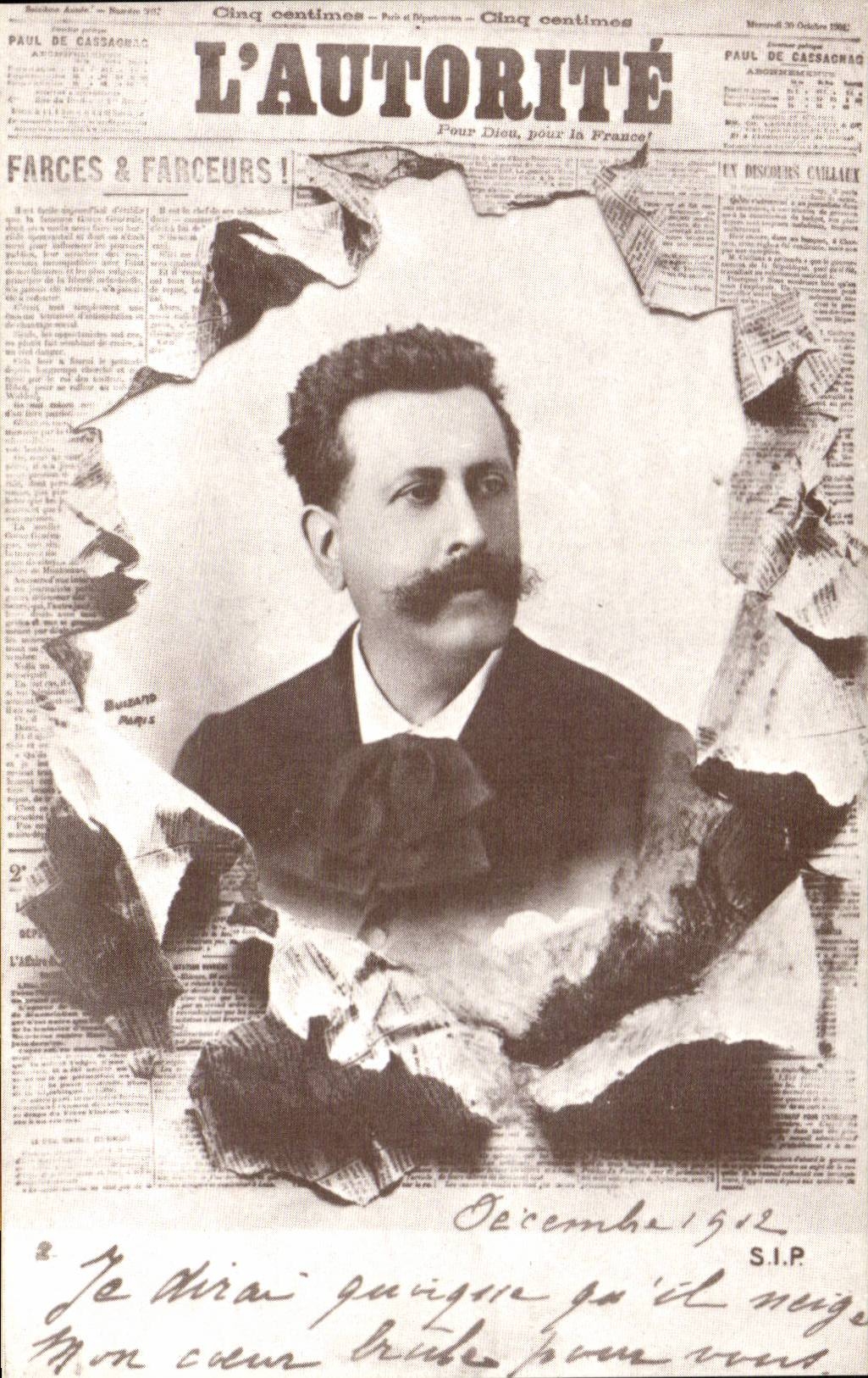 REPRODUCTION Chart Fantasy Newspaper Man authority