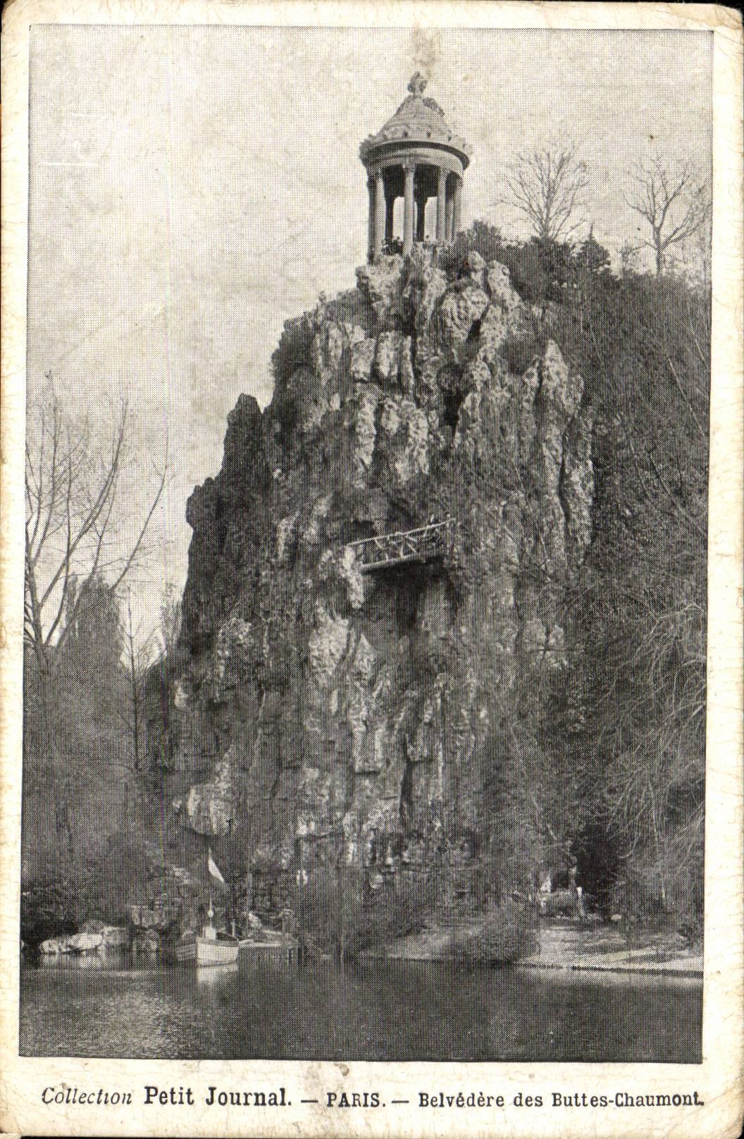 Paris CPA View-point of the Chaumont Hillocks