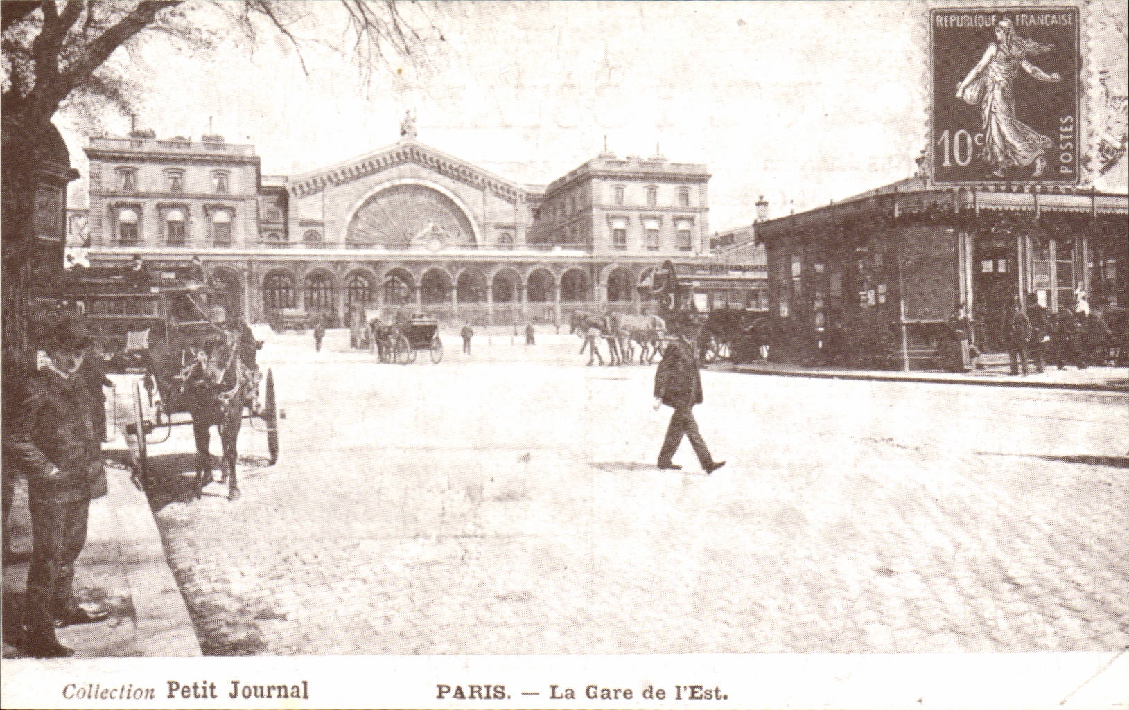Paris REPRODUCTION Train station of the east