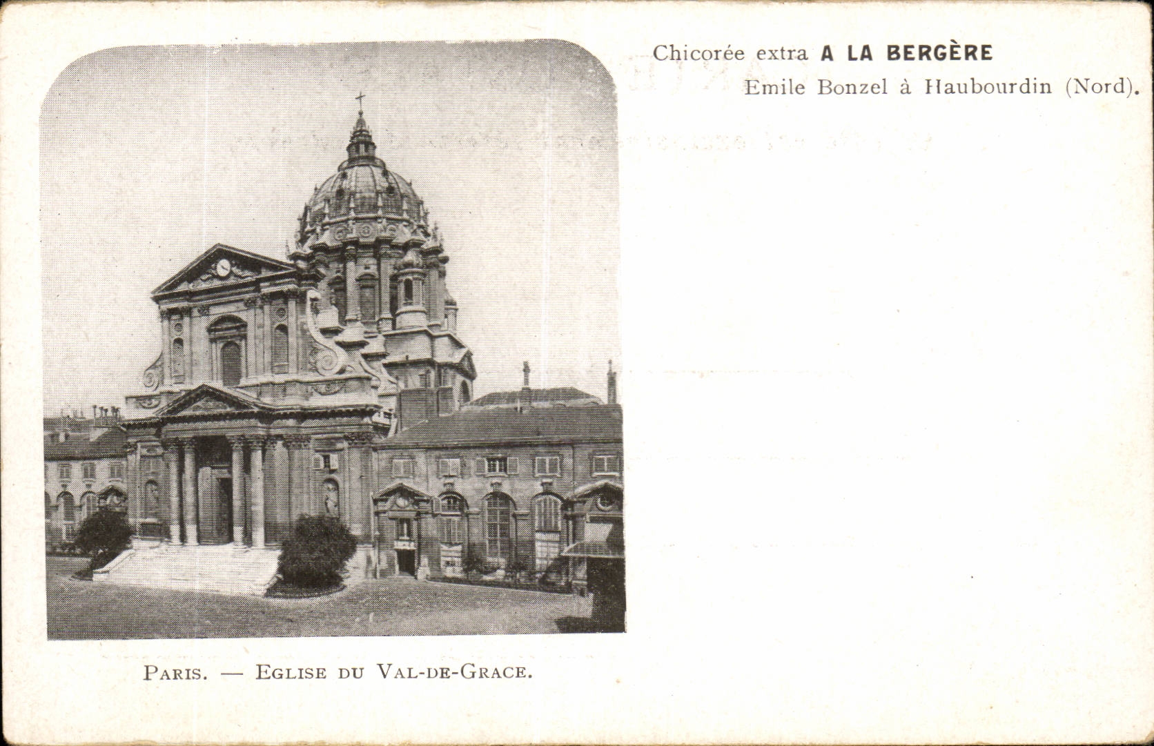 Paris Chicorey with Shepherdess CPA Church of the Val de Grâce
