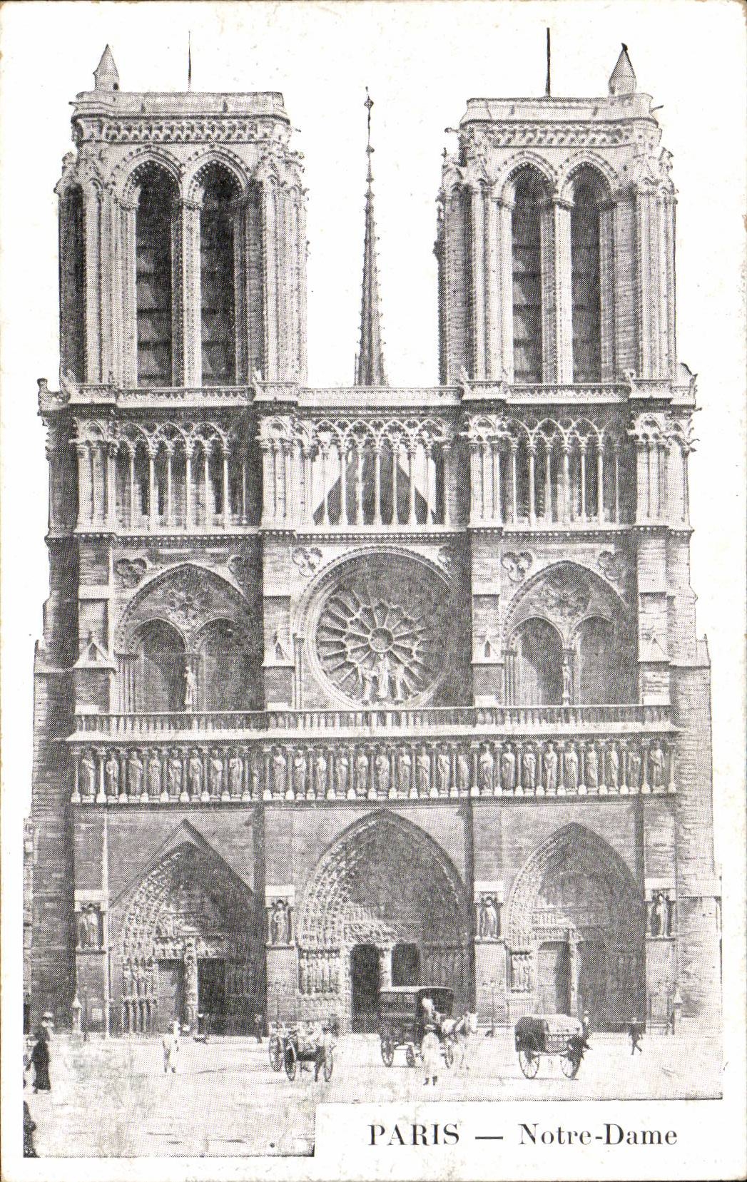 Paris CPA Notre DAme CAthedrale