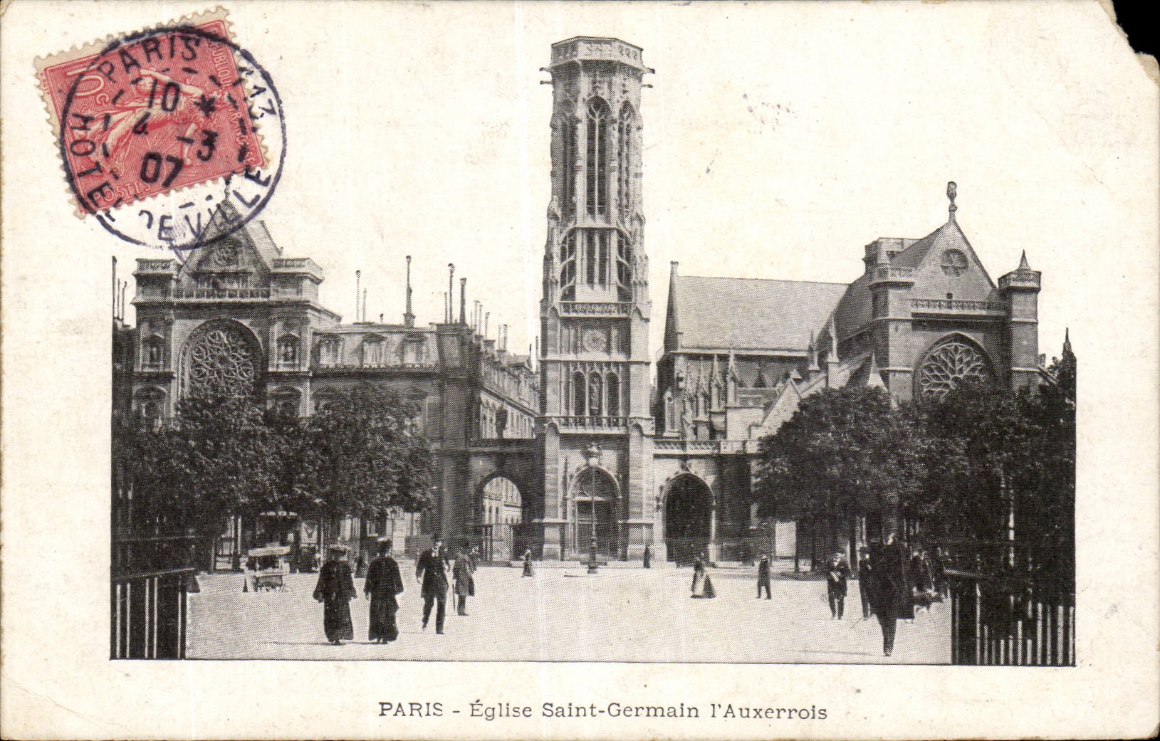 Paris CPA Eglise Saint Germain l'auxerrois