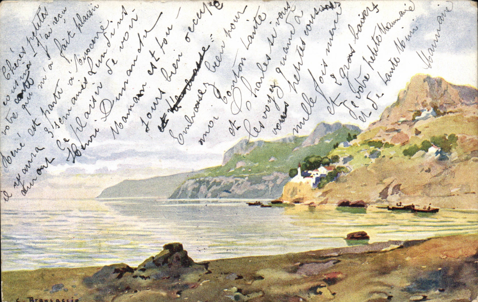 CPA Fantaisie paysage