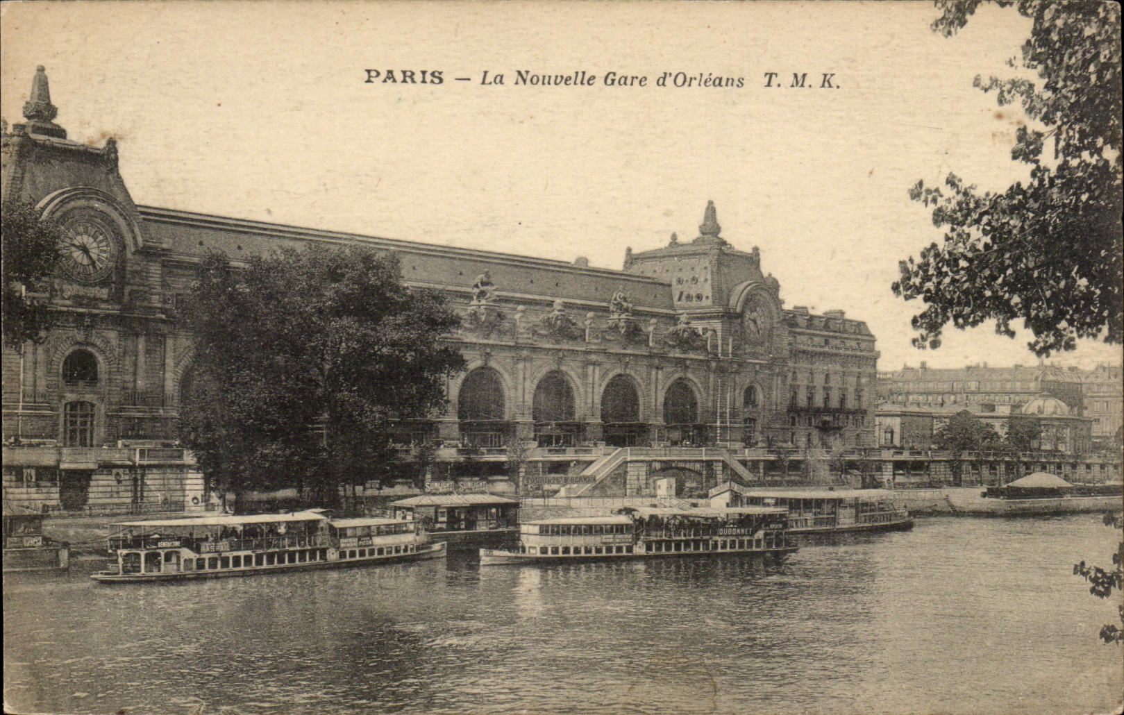 Paris CPA the new Station of Orleans