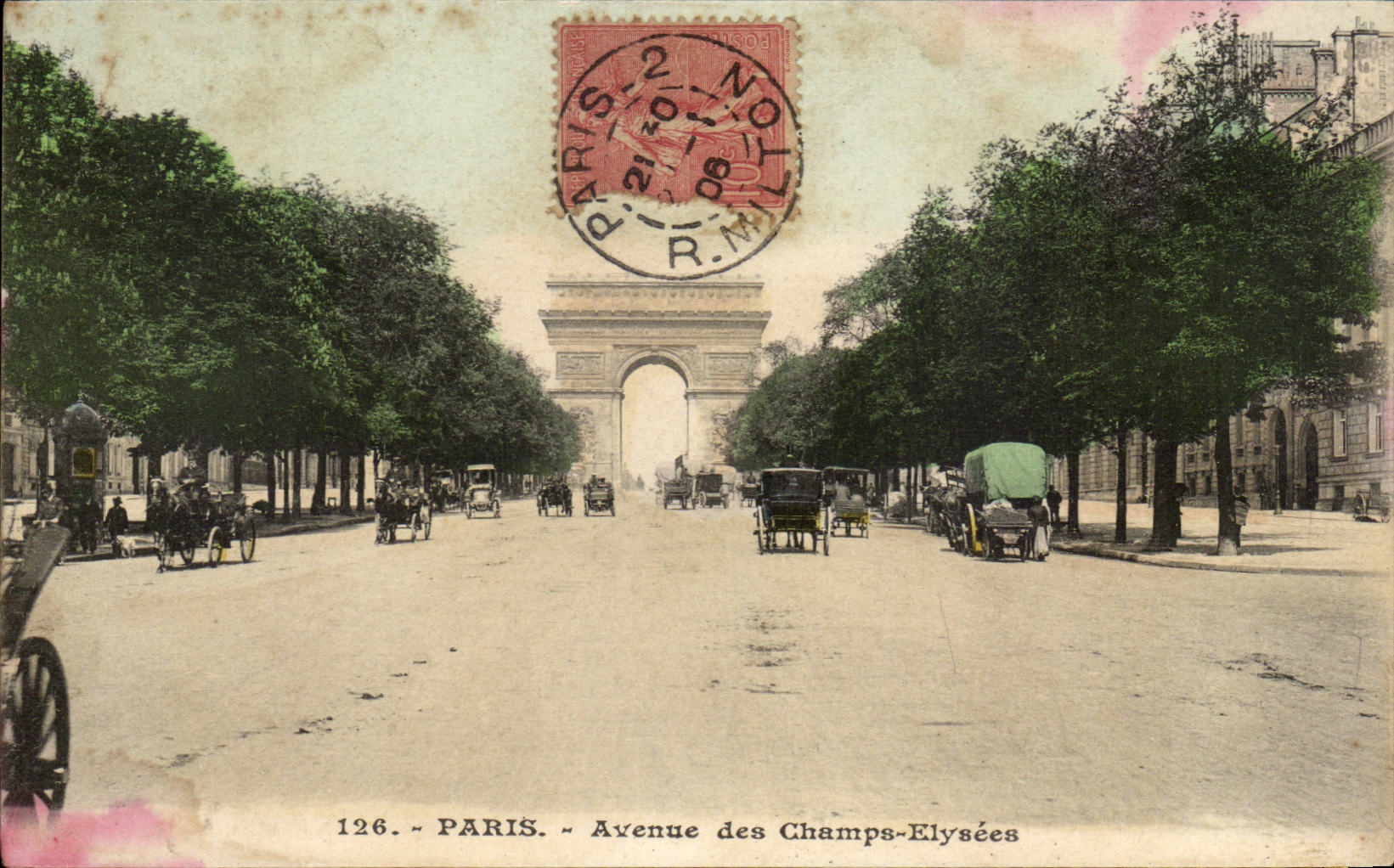 Paris CPA Which occurred of the Champs Elysees