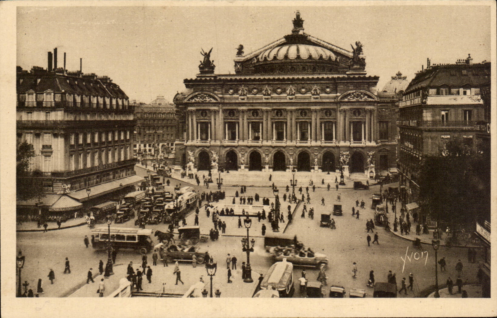Paris CPA Places opera