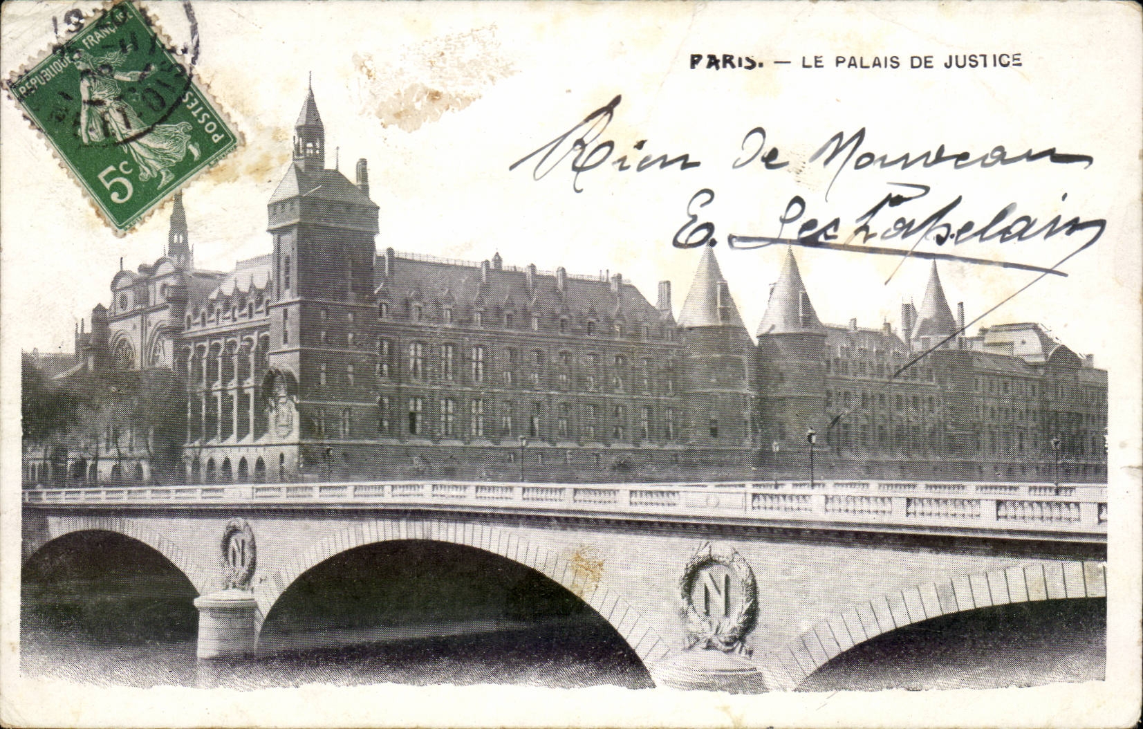 Paris CPA La conciergerie Tribunal de commerce