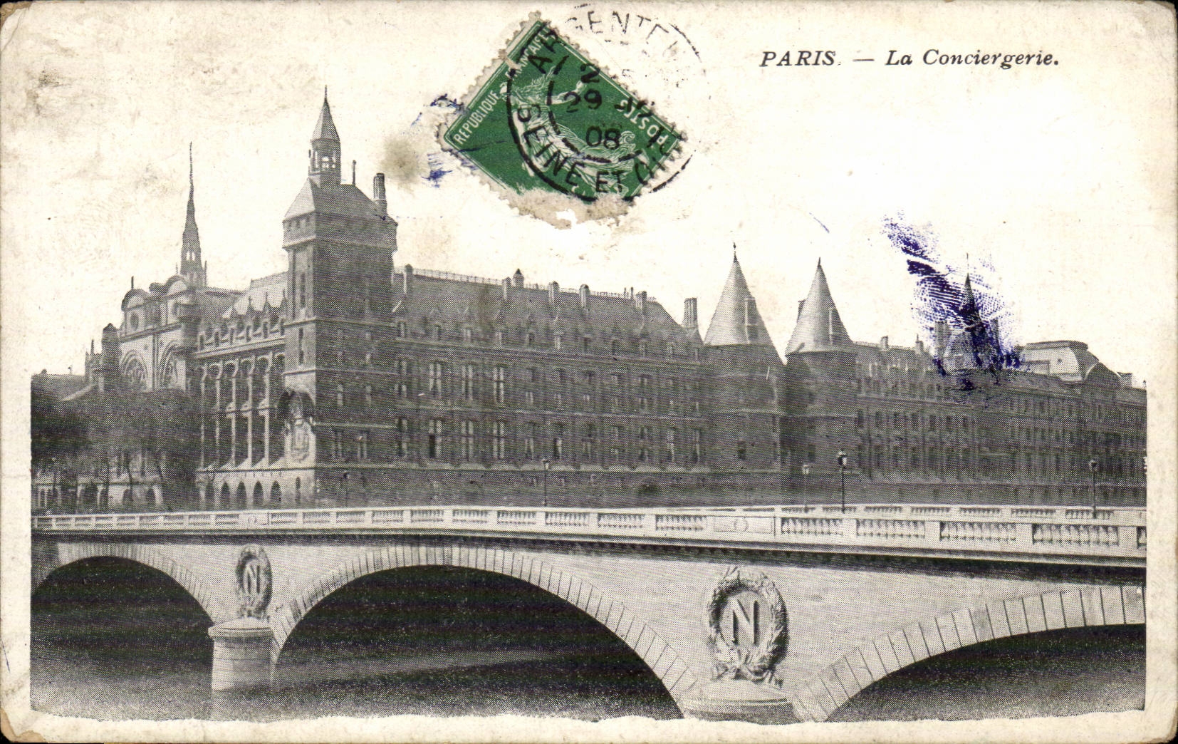 Paris CPA La conciergerie Tribunal de commerce Palais de Justice Conciergerie