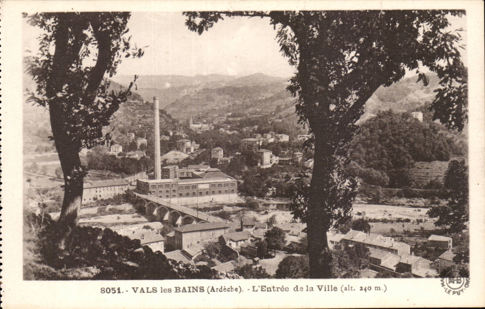 Valleys les Bains CPA Entering of the city