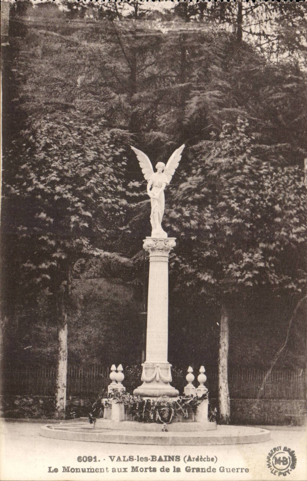 Valleys les Bains CPA the war memorial of the large war