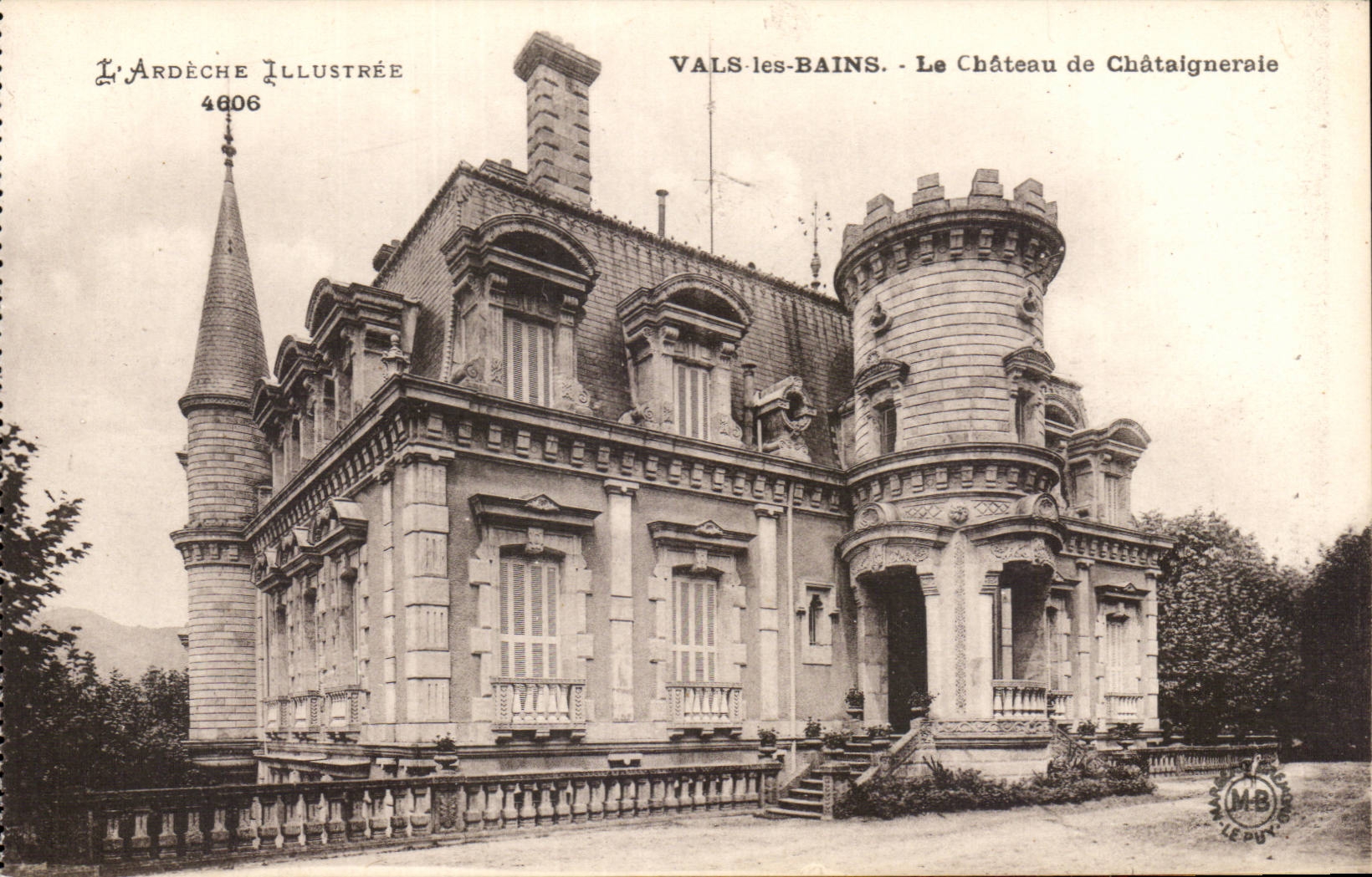 CPA Valleys les Bains the castle of Chestnut grove