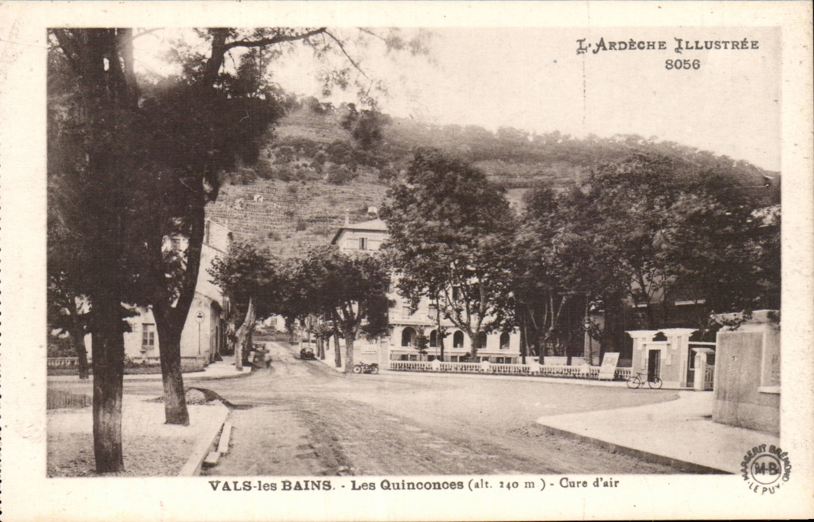 CPA Vals les Bains the Quincunxes Cleans air