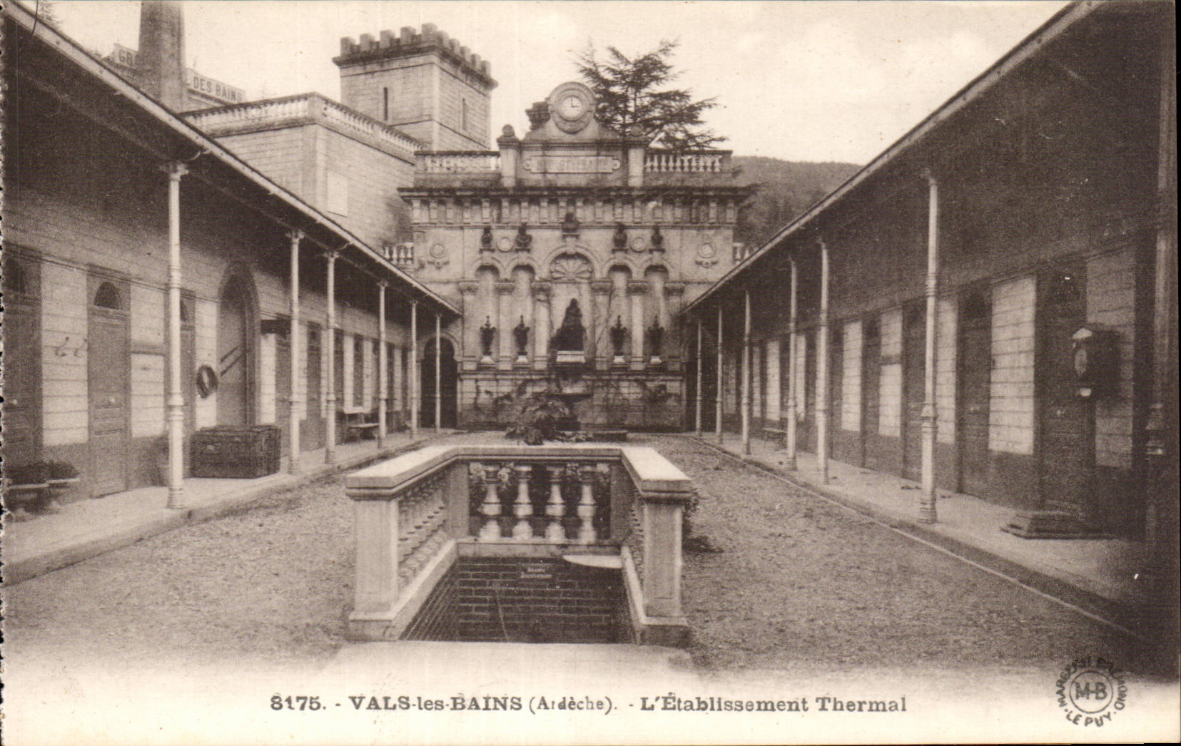 CPA Valleys les Bains hydropathic establishment